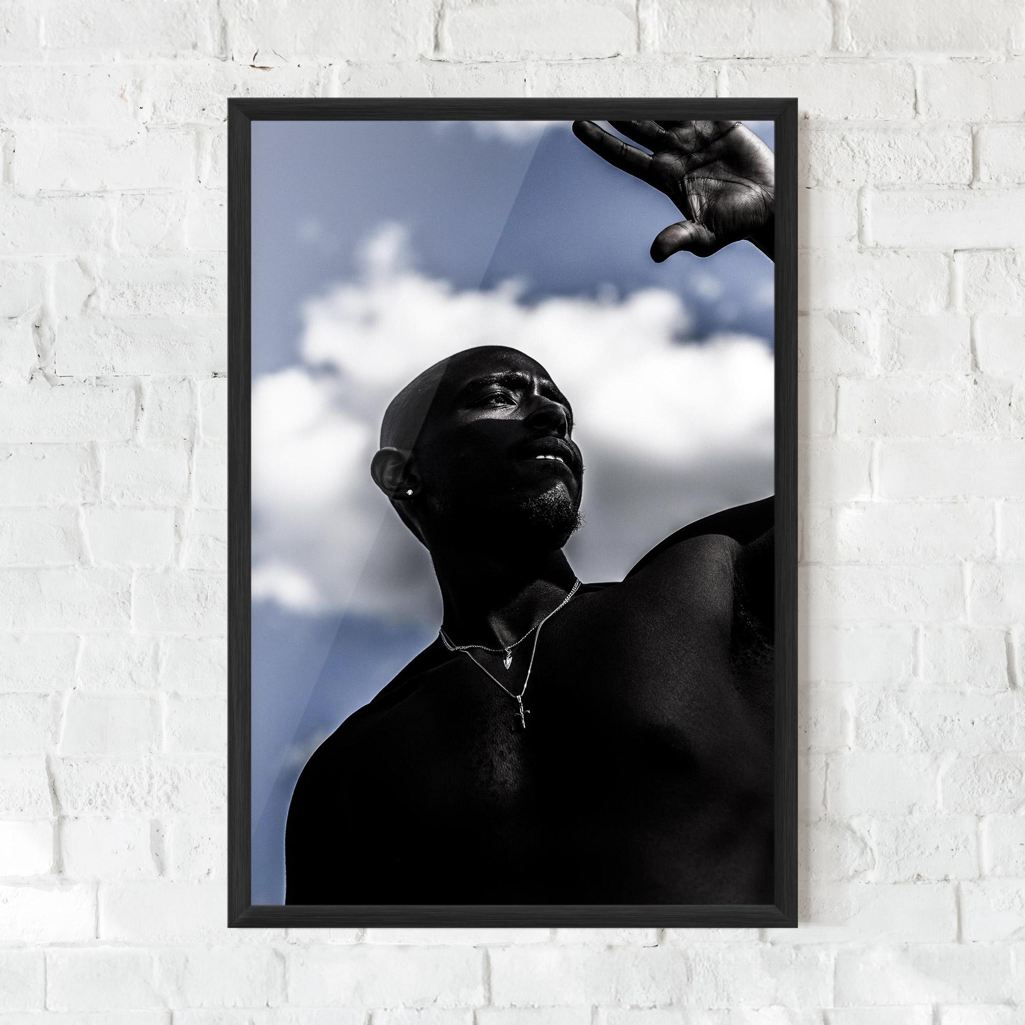 Gerahmte Poster African Blue Sky mockup 0