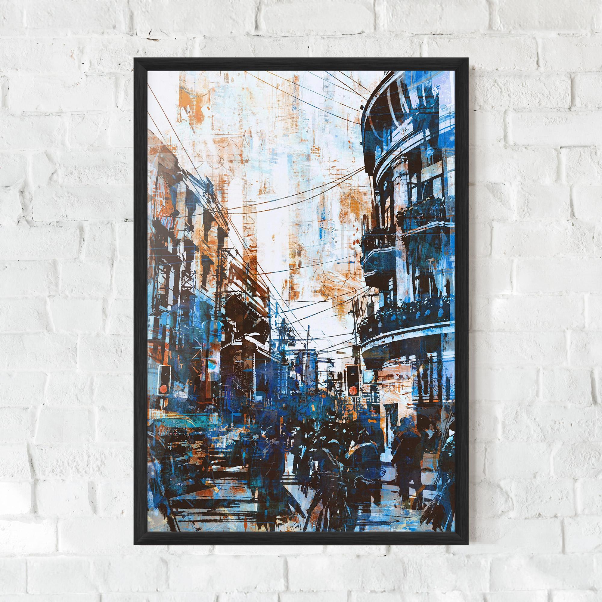 Gerahmte Poster Urban Street Grunge mockup 0