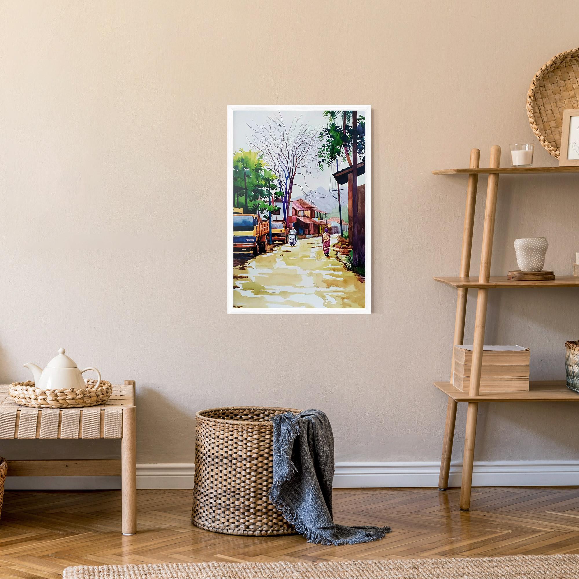 Gerahmte Poster African City mockup 9