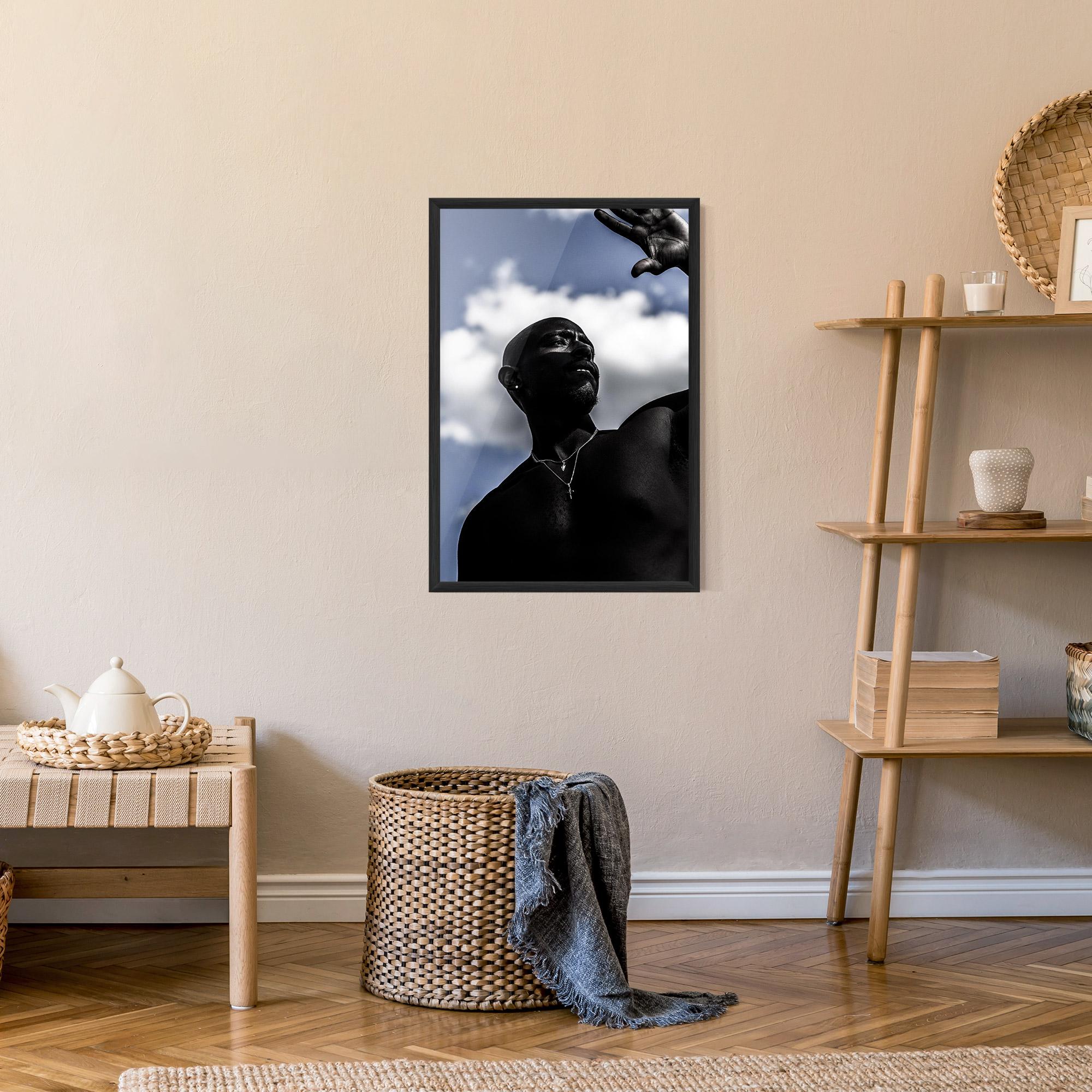 Gerahmte Poster African Blue Sky mockup 9