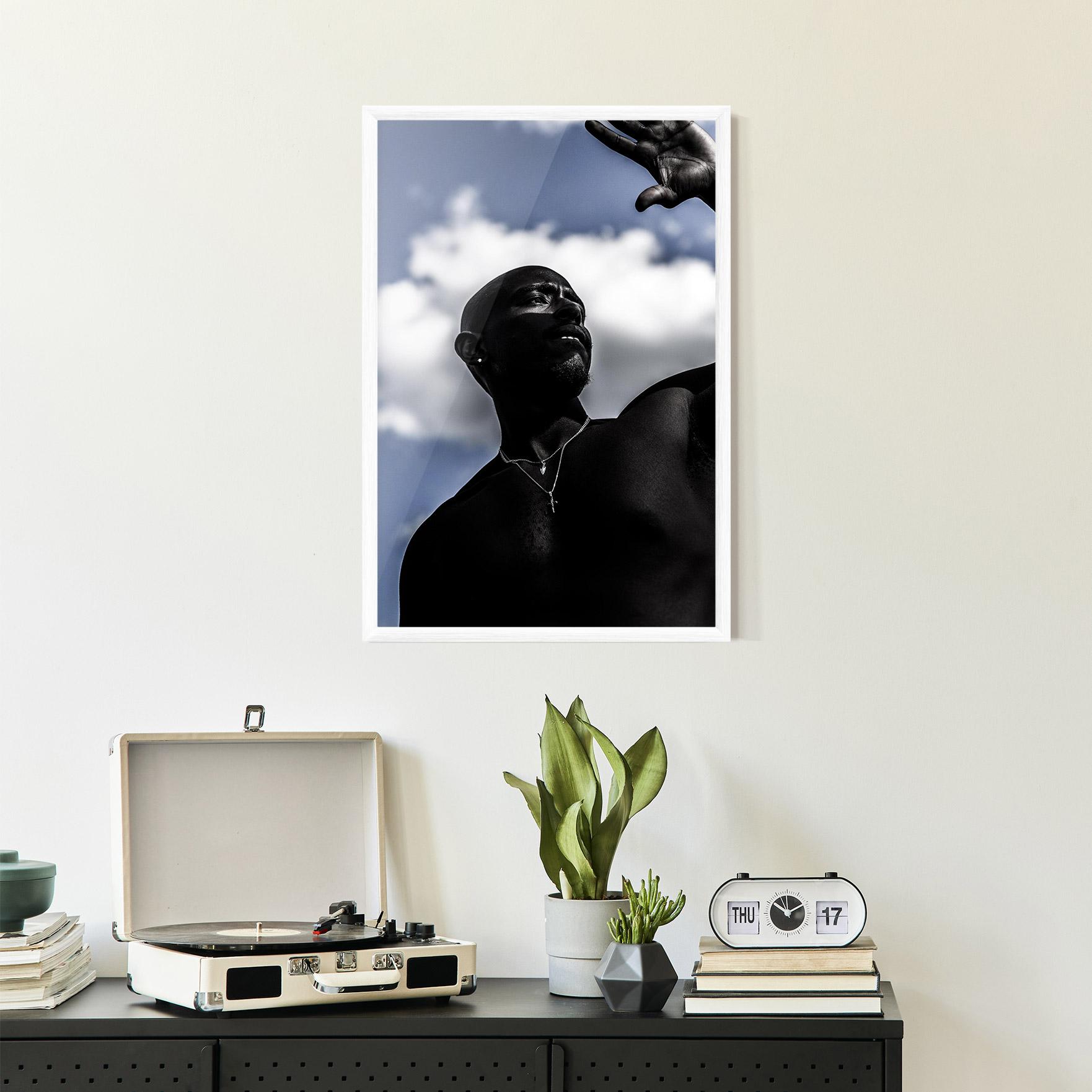 Gerahmte Poster African Blue Sky mockup 2