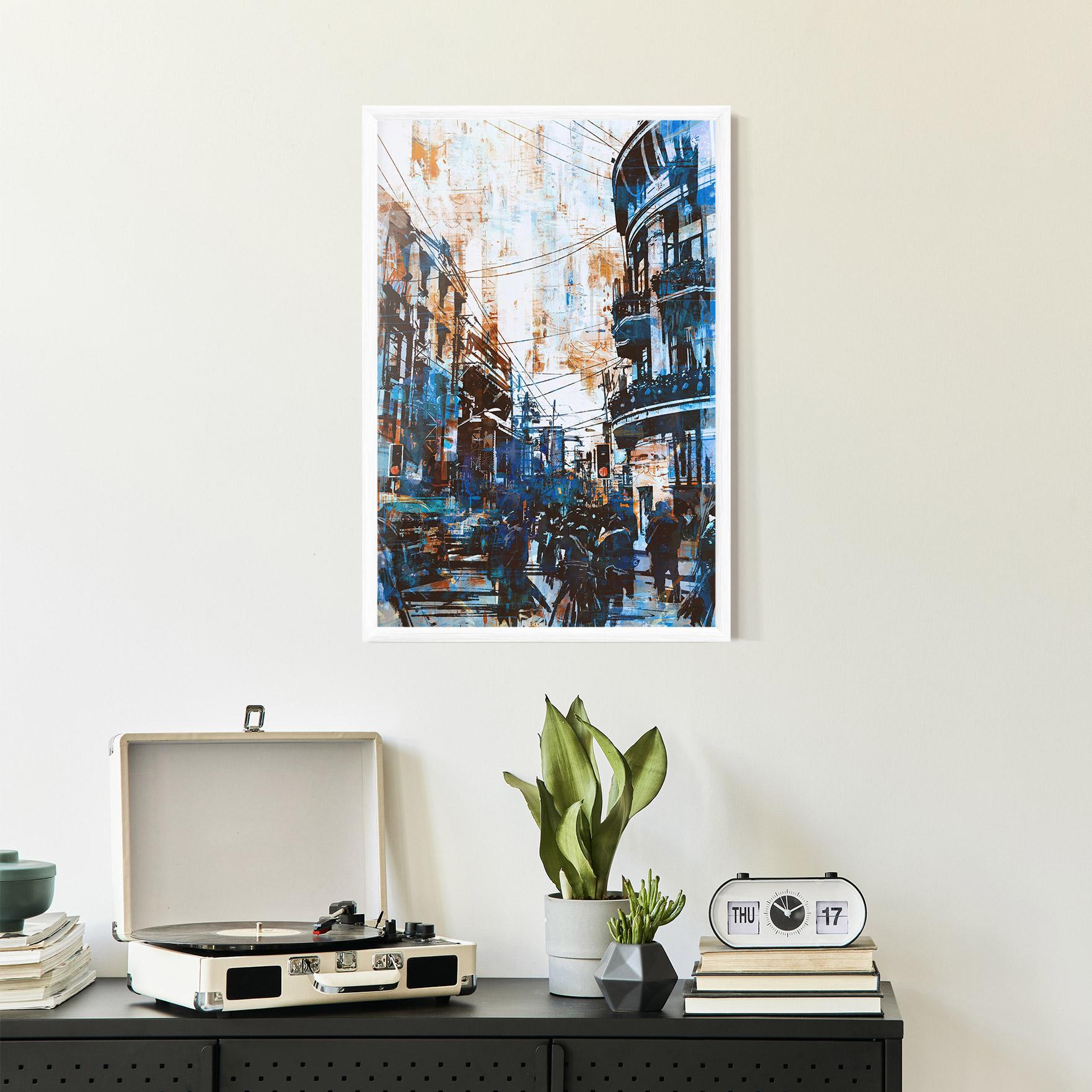 Gerahmte Poster Urban Street Grunge mockup 2