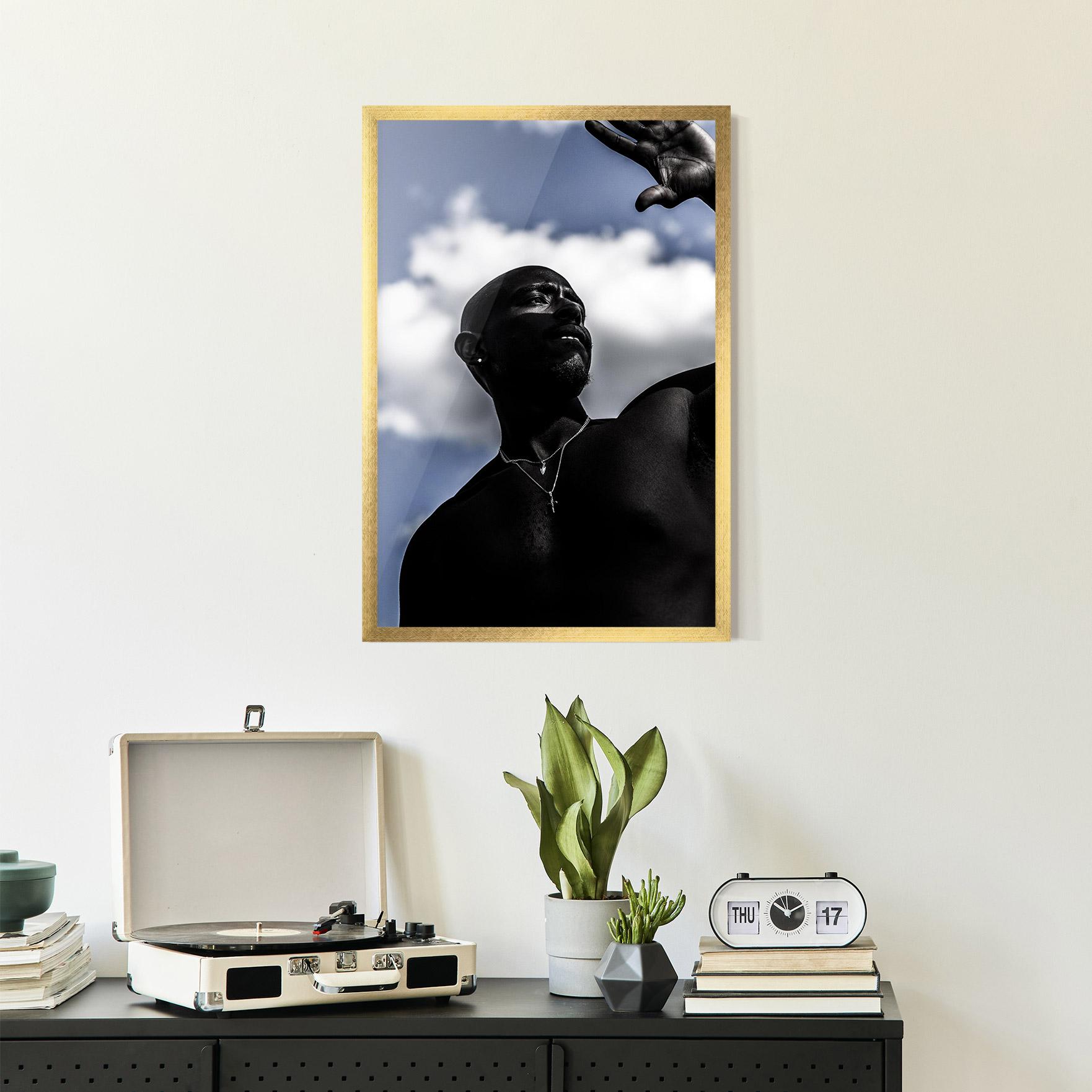 Gerahmte Poster African Blue Sky mockup 2