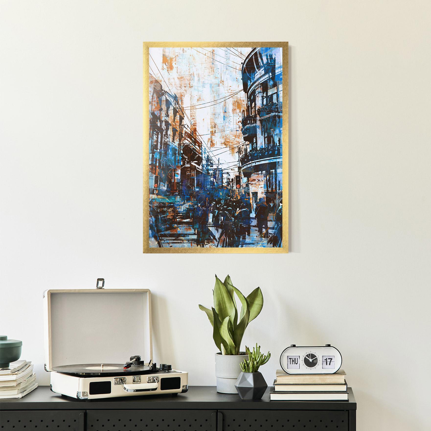 Gerahmte Poster Urban Street Grunge mockup 2