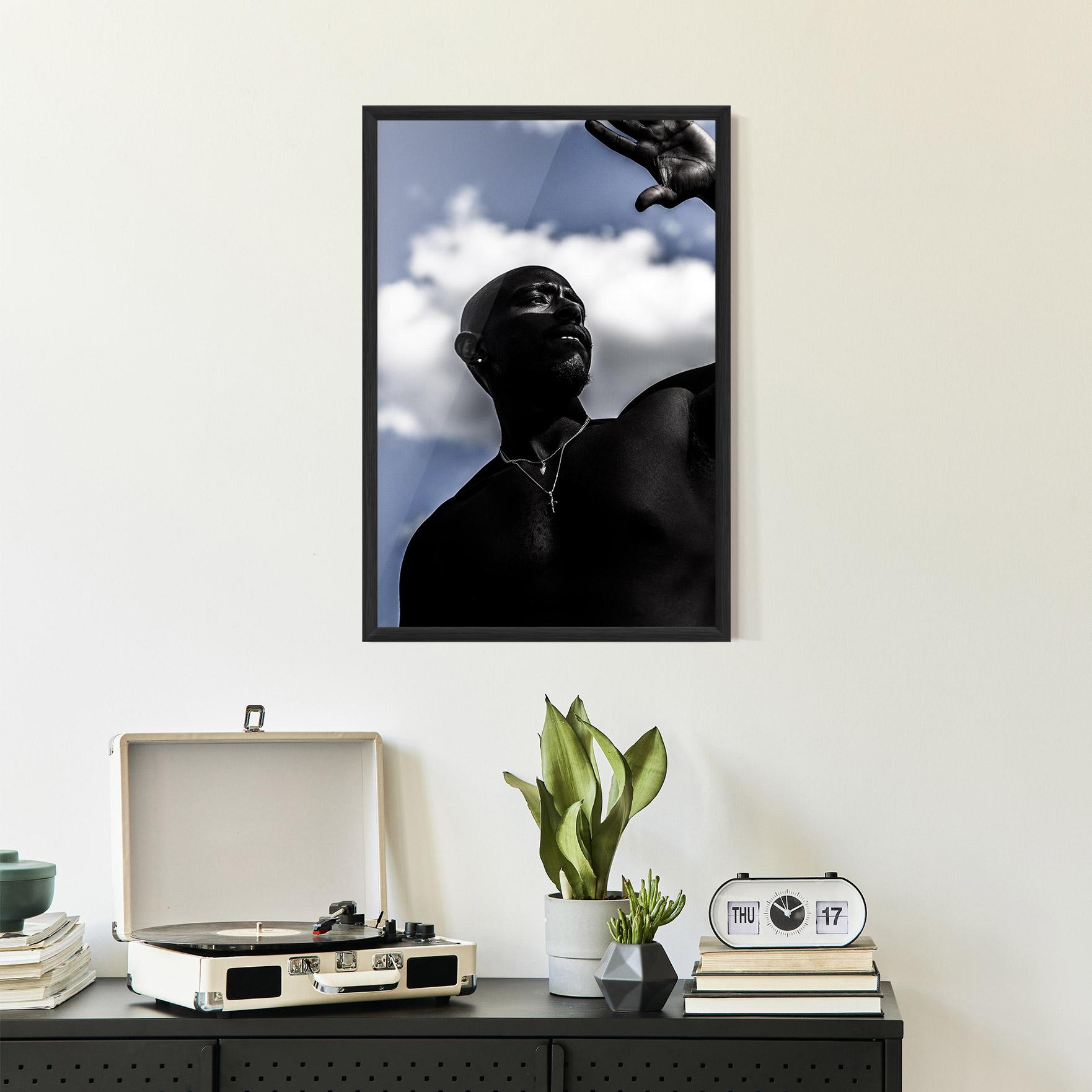 Gerahmte Poster African Blue Sky mockup 2