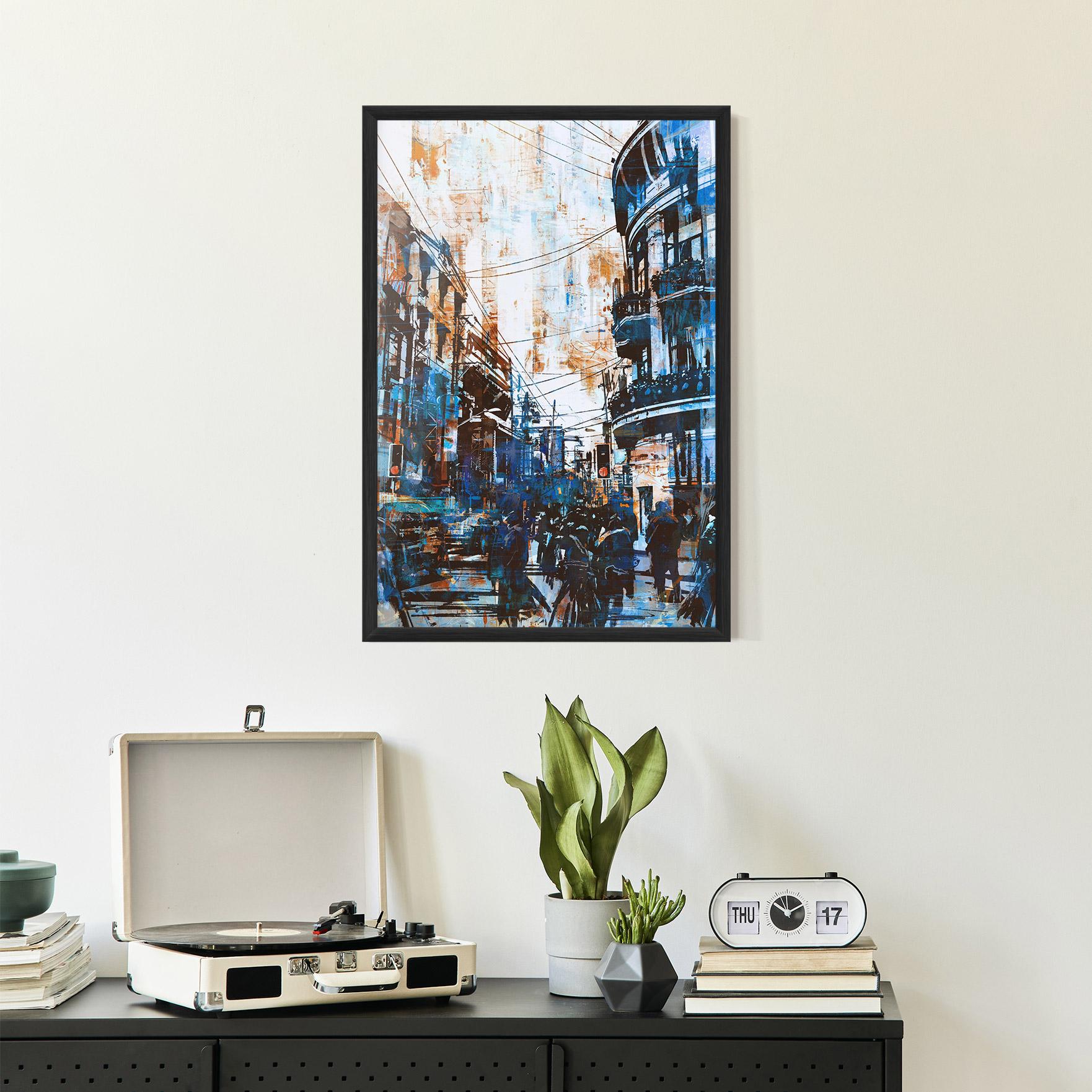 Gerahmte Poster Urban Street Grunge mockup 2