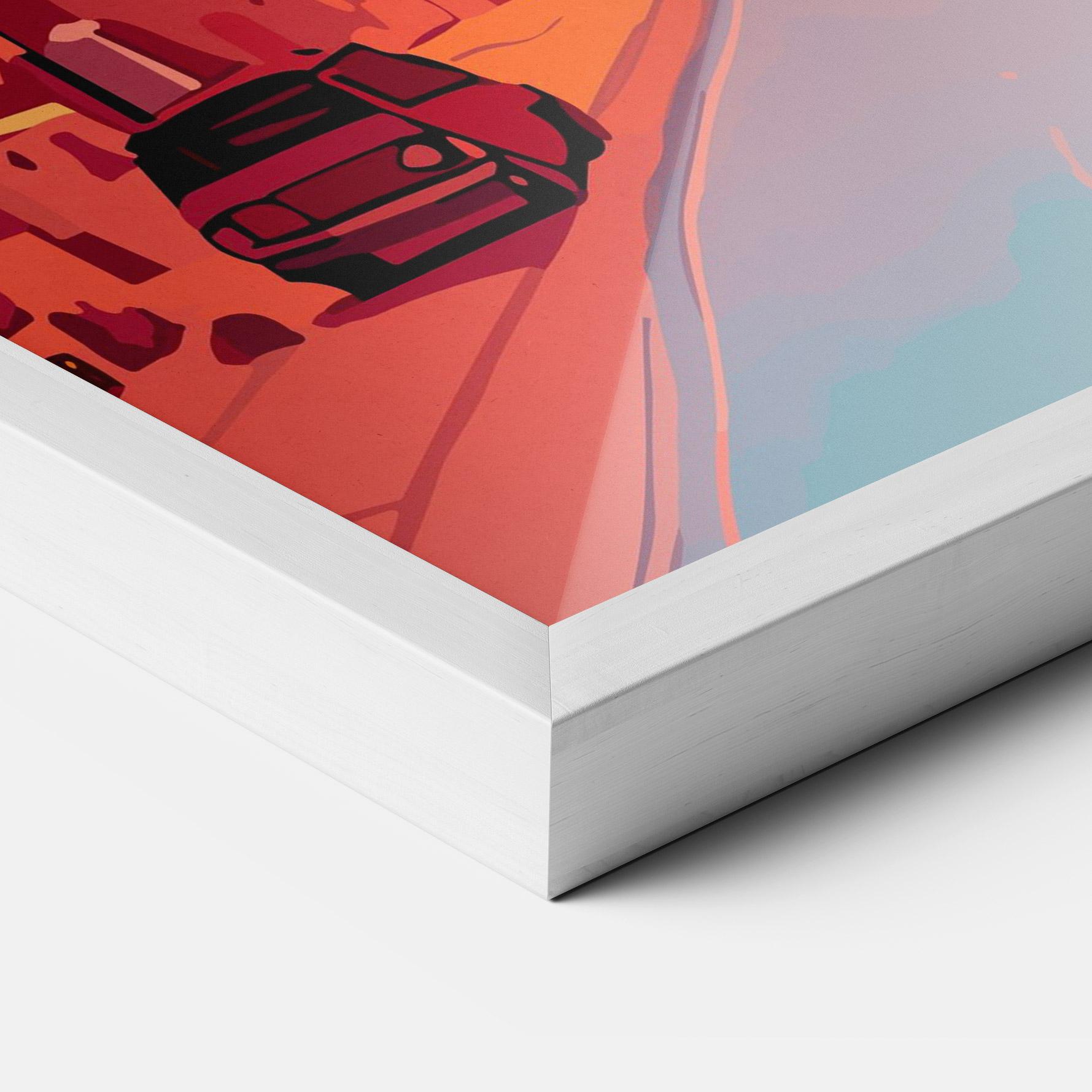 Gerahmte Poster African Smoke mockup 3