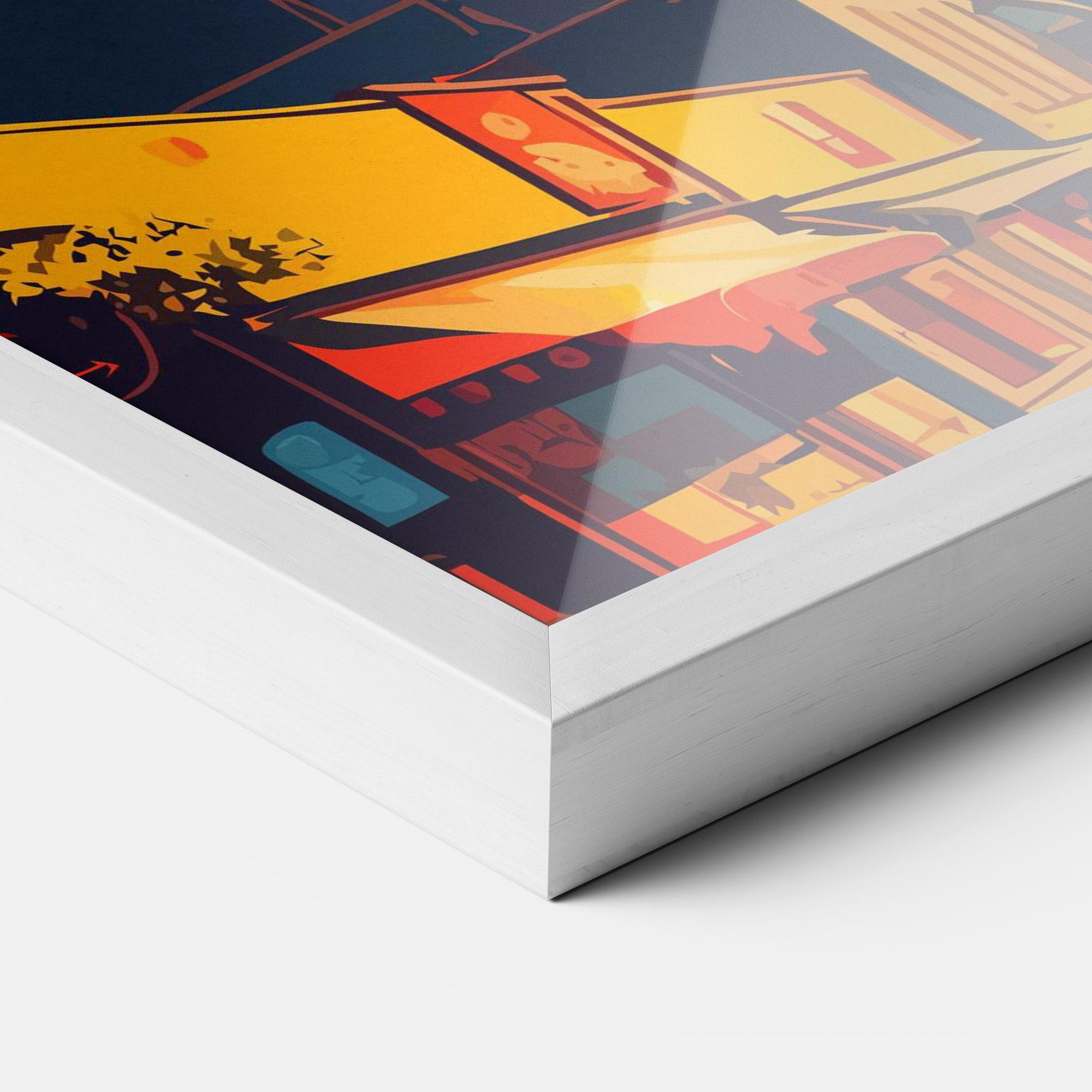 Gerahmte Poster African Tower mockup 3