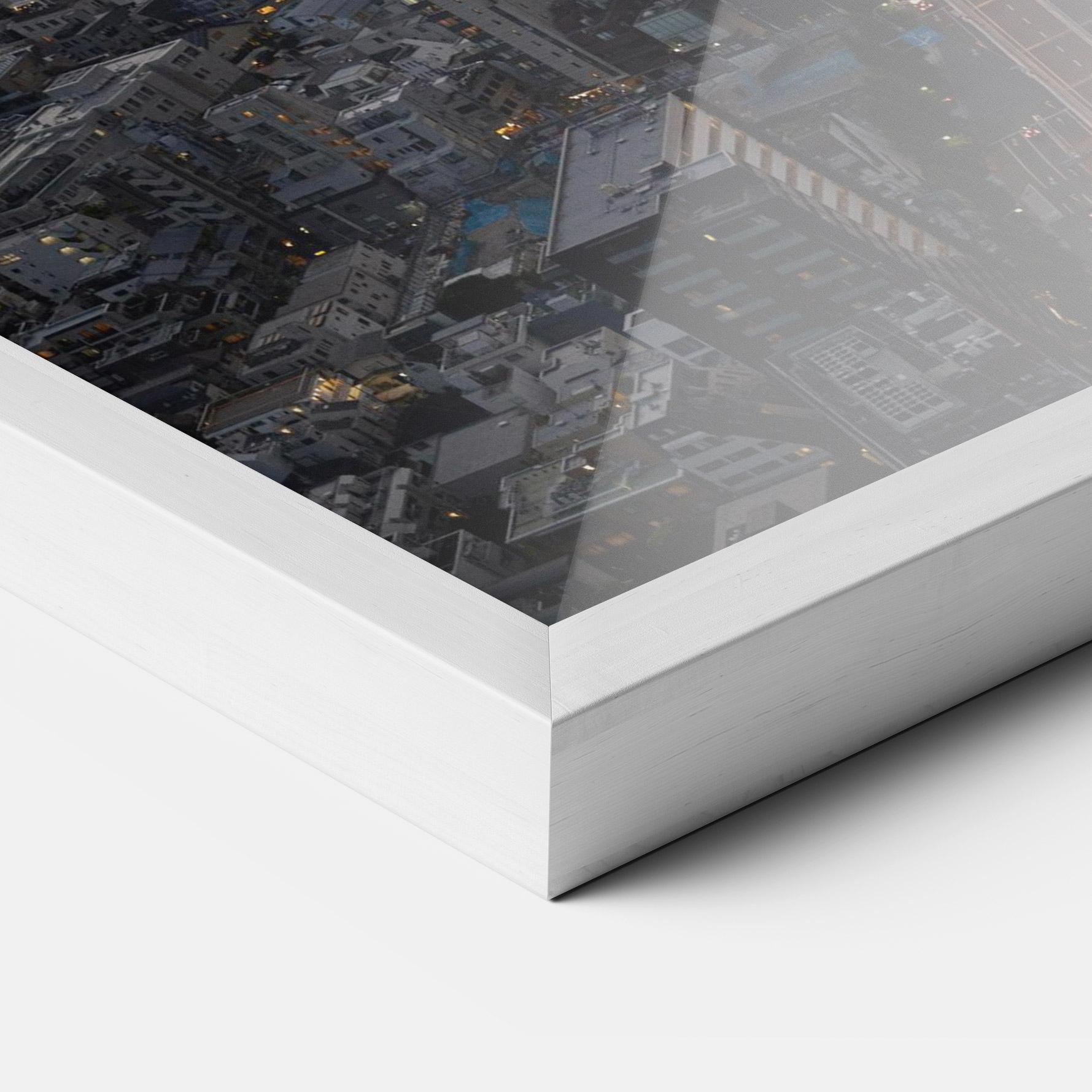 Gerahmte Poster Beautiful Tall Buildings mockup 3