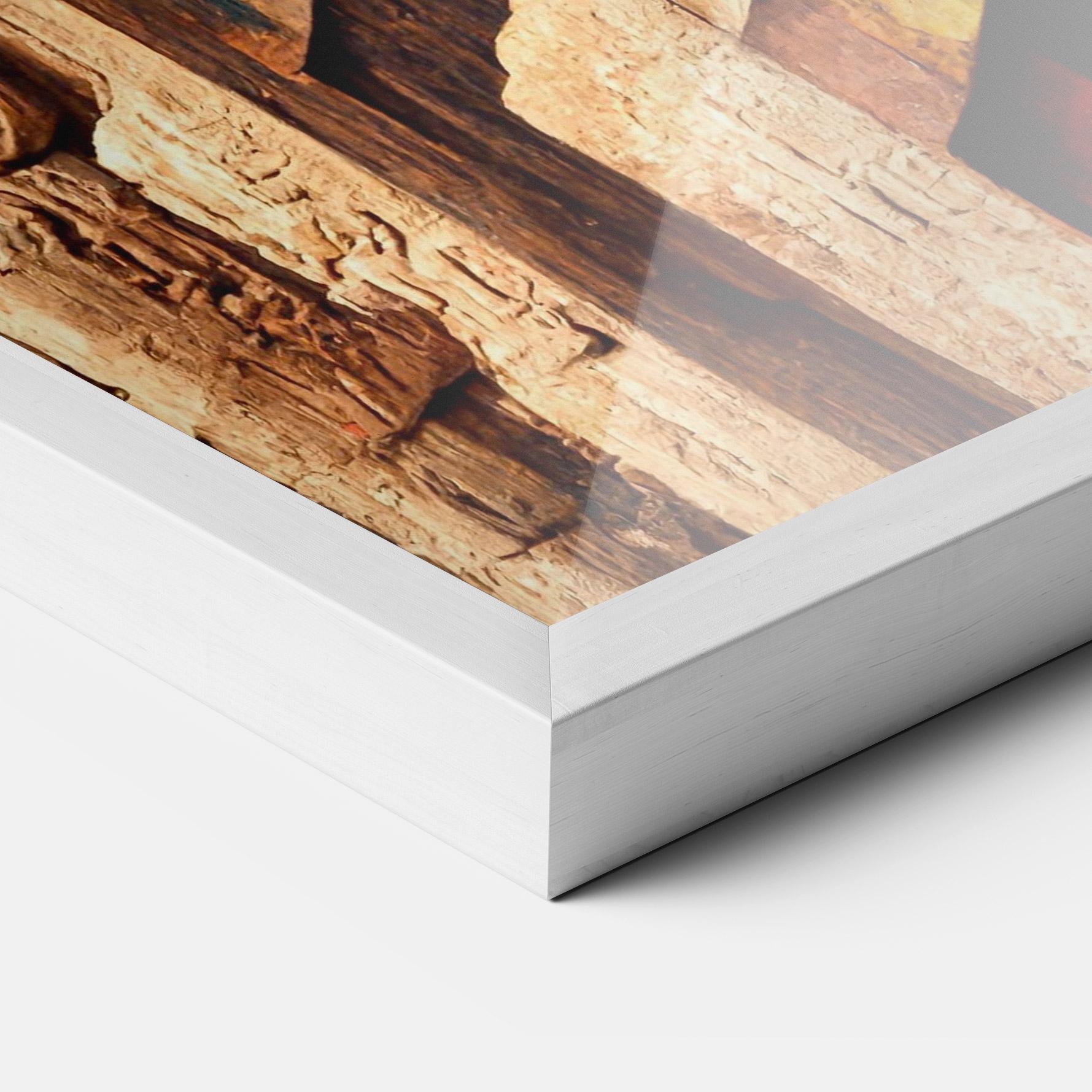 Gerahmte Poster Mayan Style Wood mockup 3