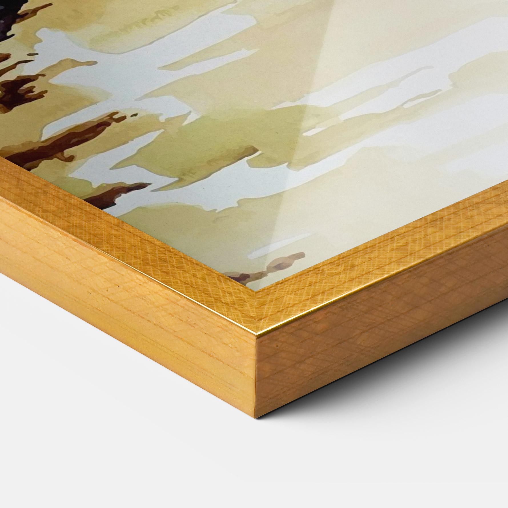 Gerahmte Poster African City mockup 3