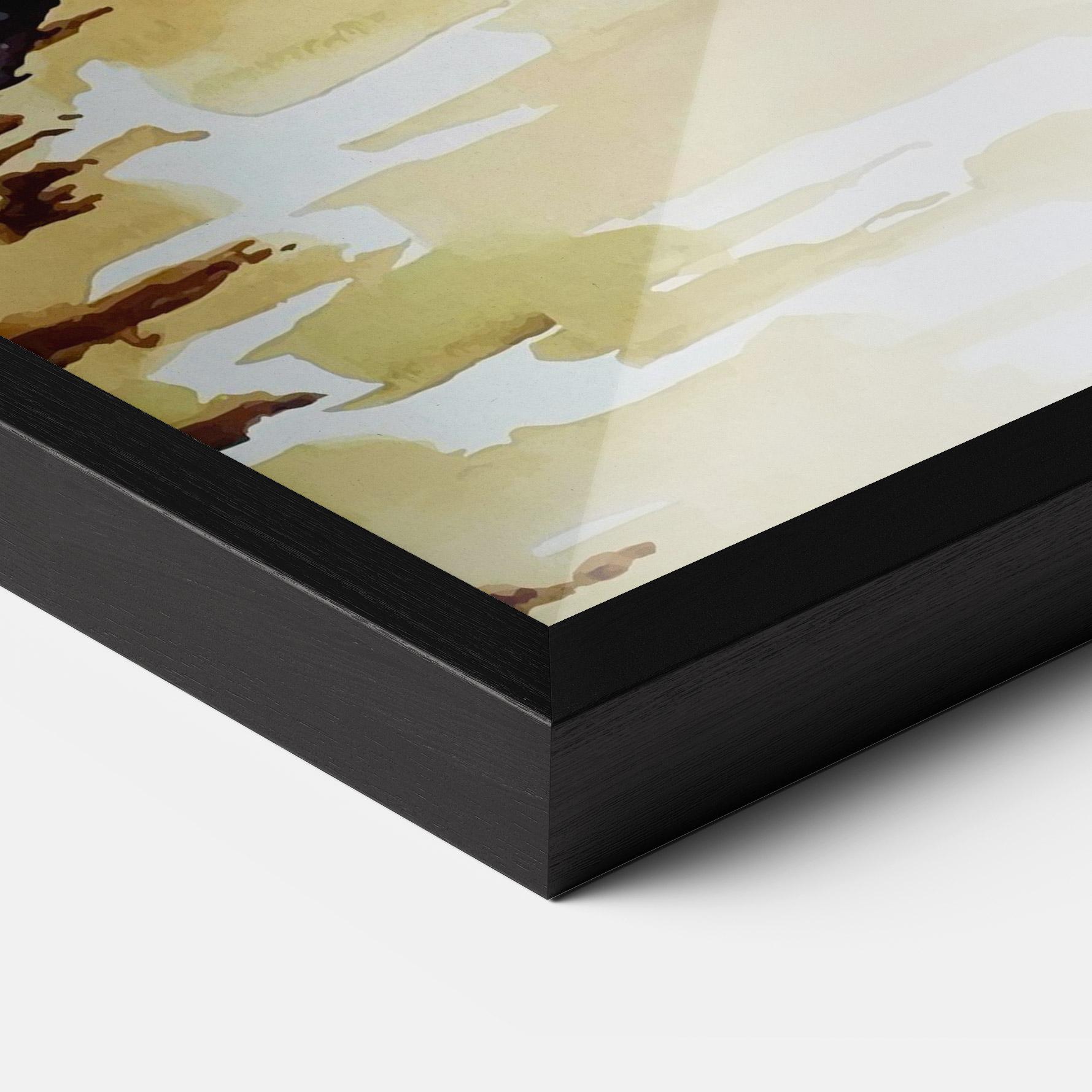 Gerahmte Poster African City mockup 3