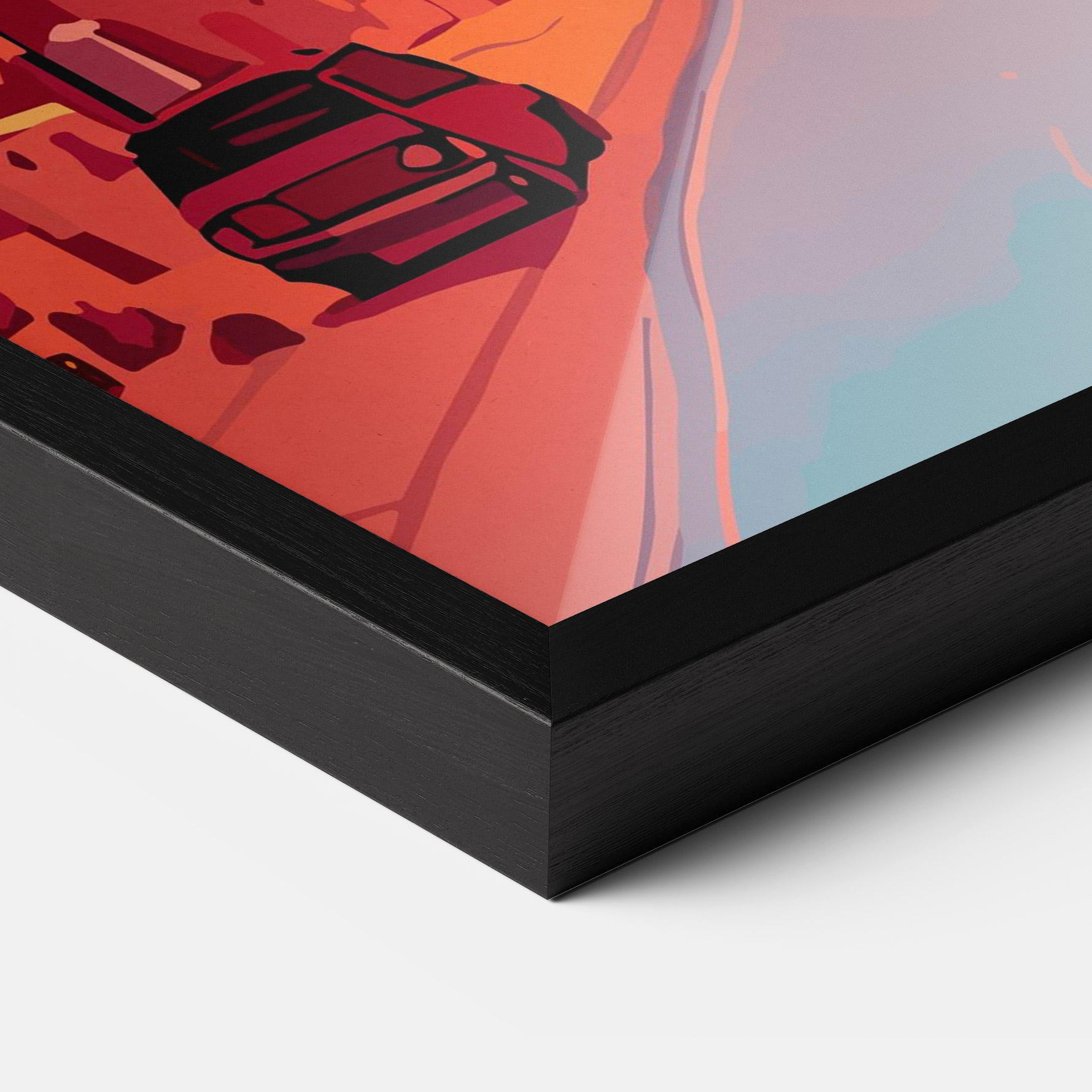 Gerahmte Poster African Smoke mockup 3