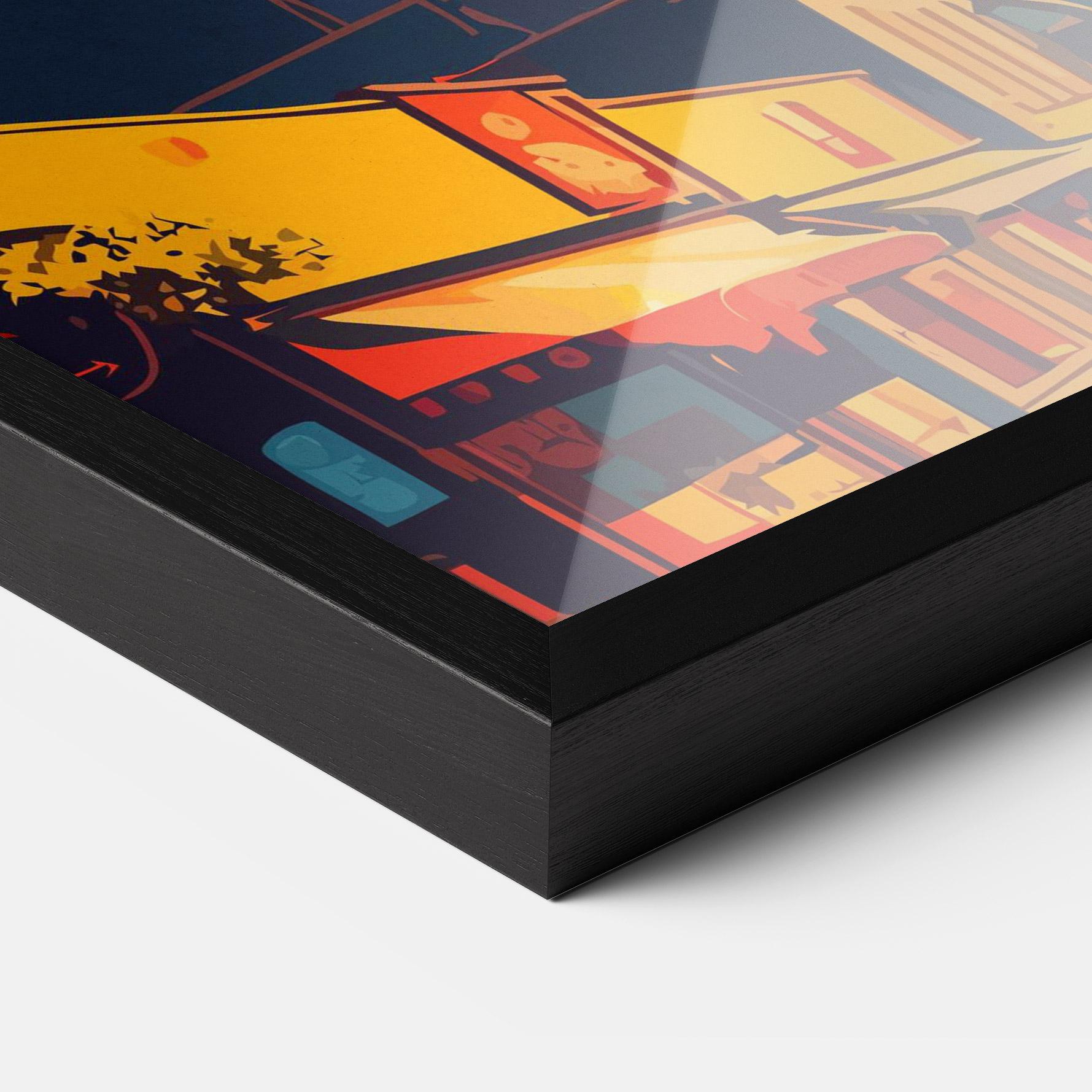 Gerahmte Poster African Tower mockup 3