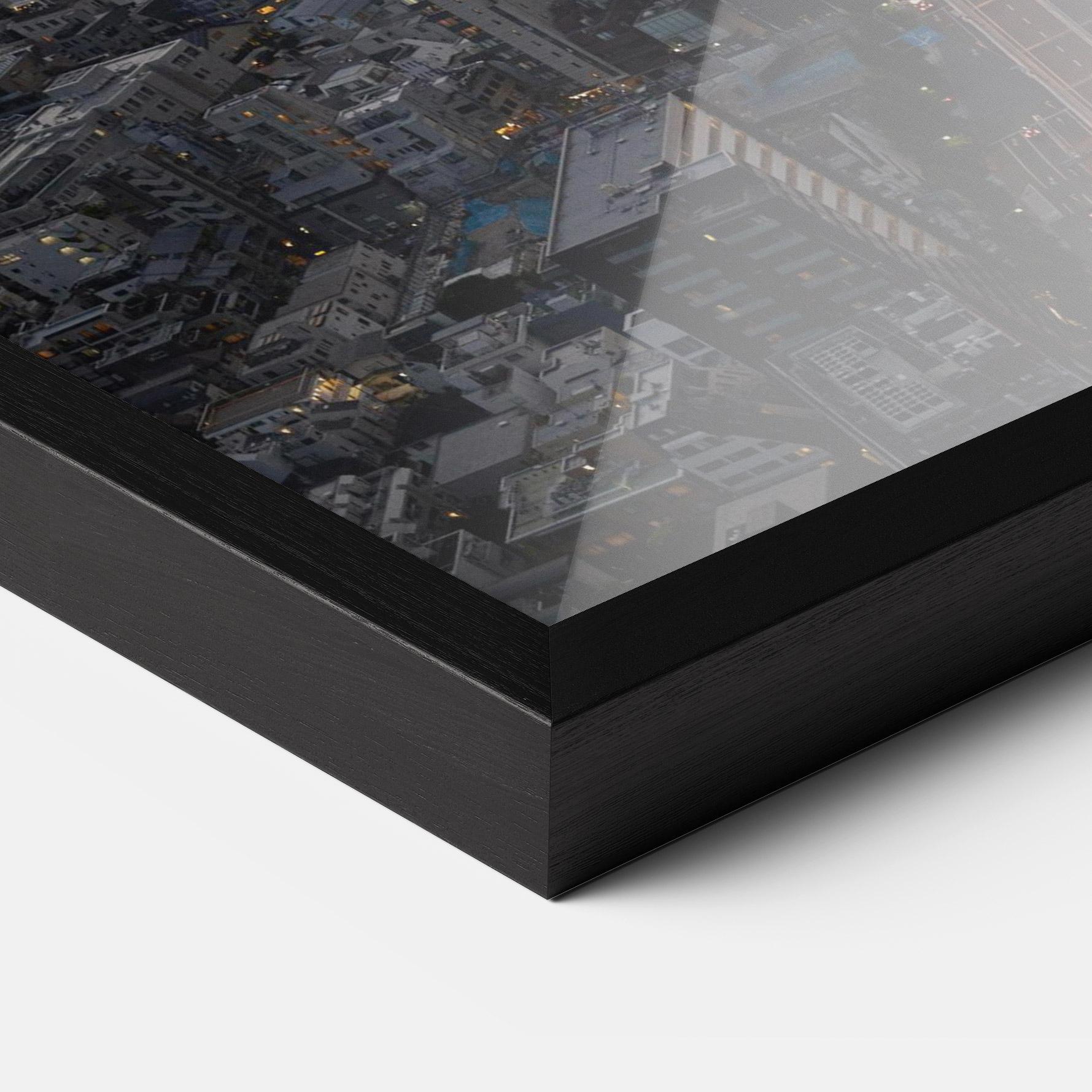 Gerahmte Poster Beautiful Tall Buildings mockup 3