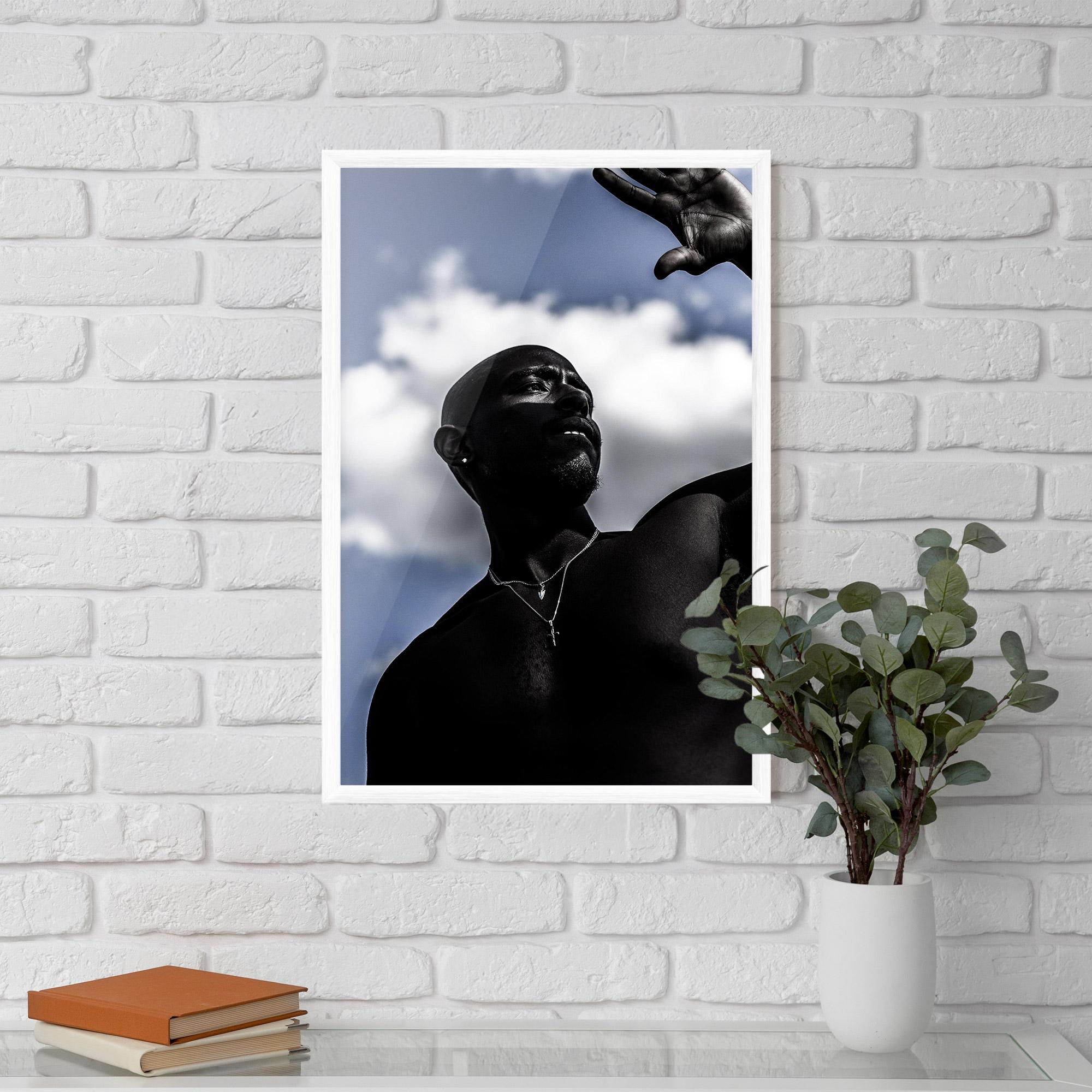 Gerahmte Poster African Blue Sky mockup 5