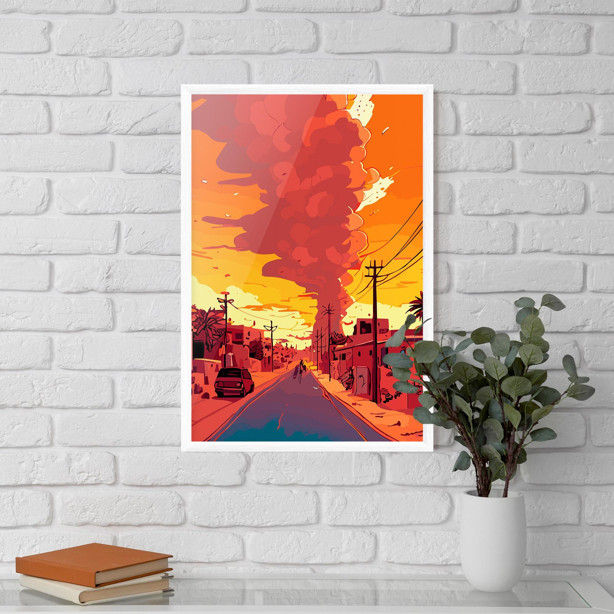 Gerahmte Poster African Smoke mockup 5