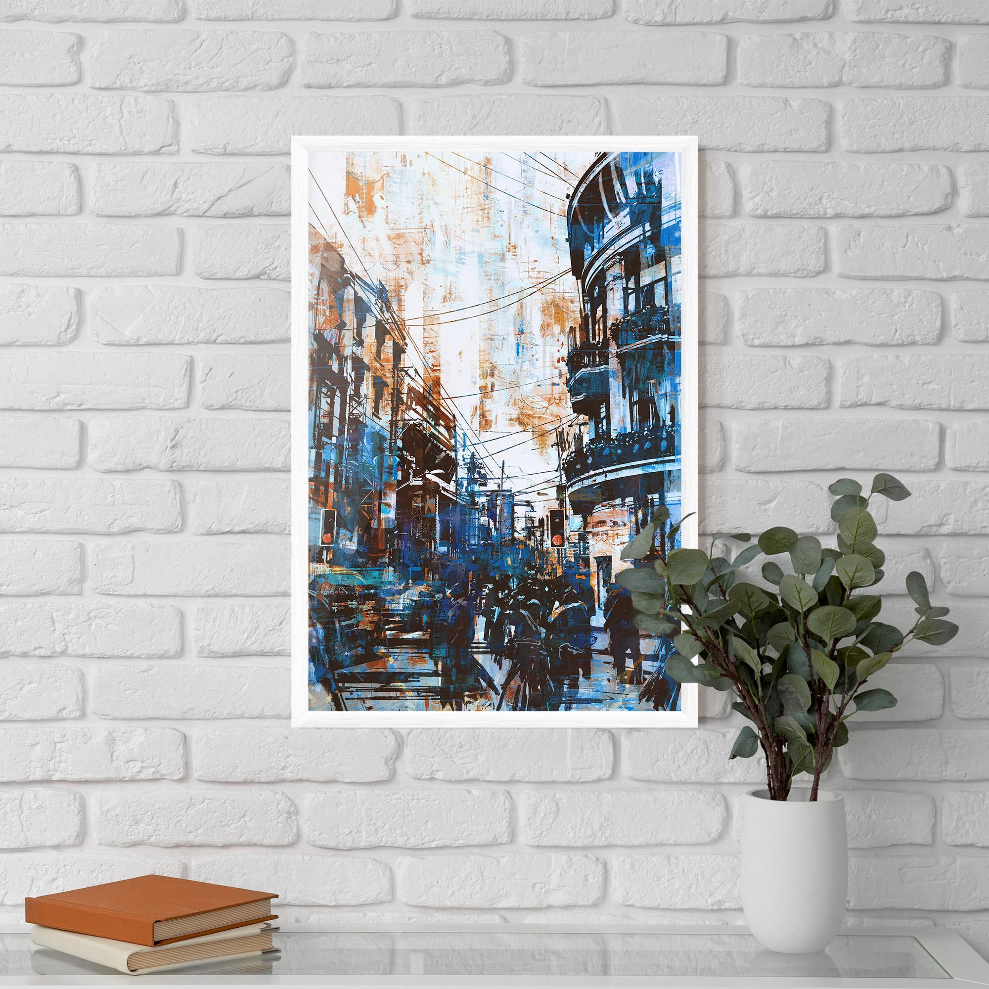 Gerahmte Poster Urban Street Grunge mockup 5