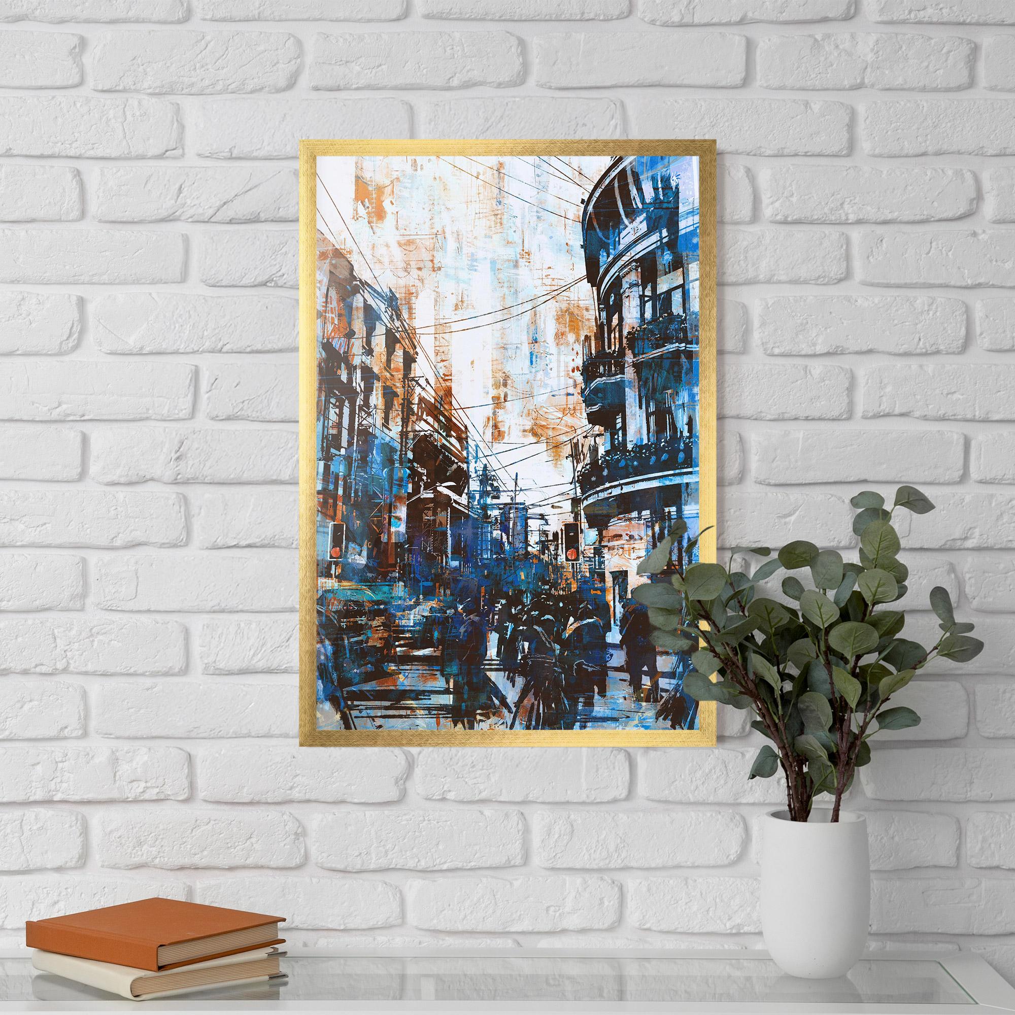 Gerahmte Poster Urban Street Grunge mockup 5