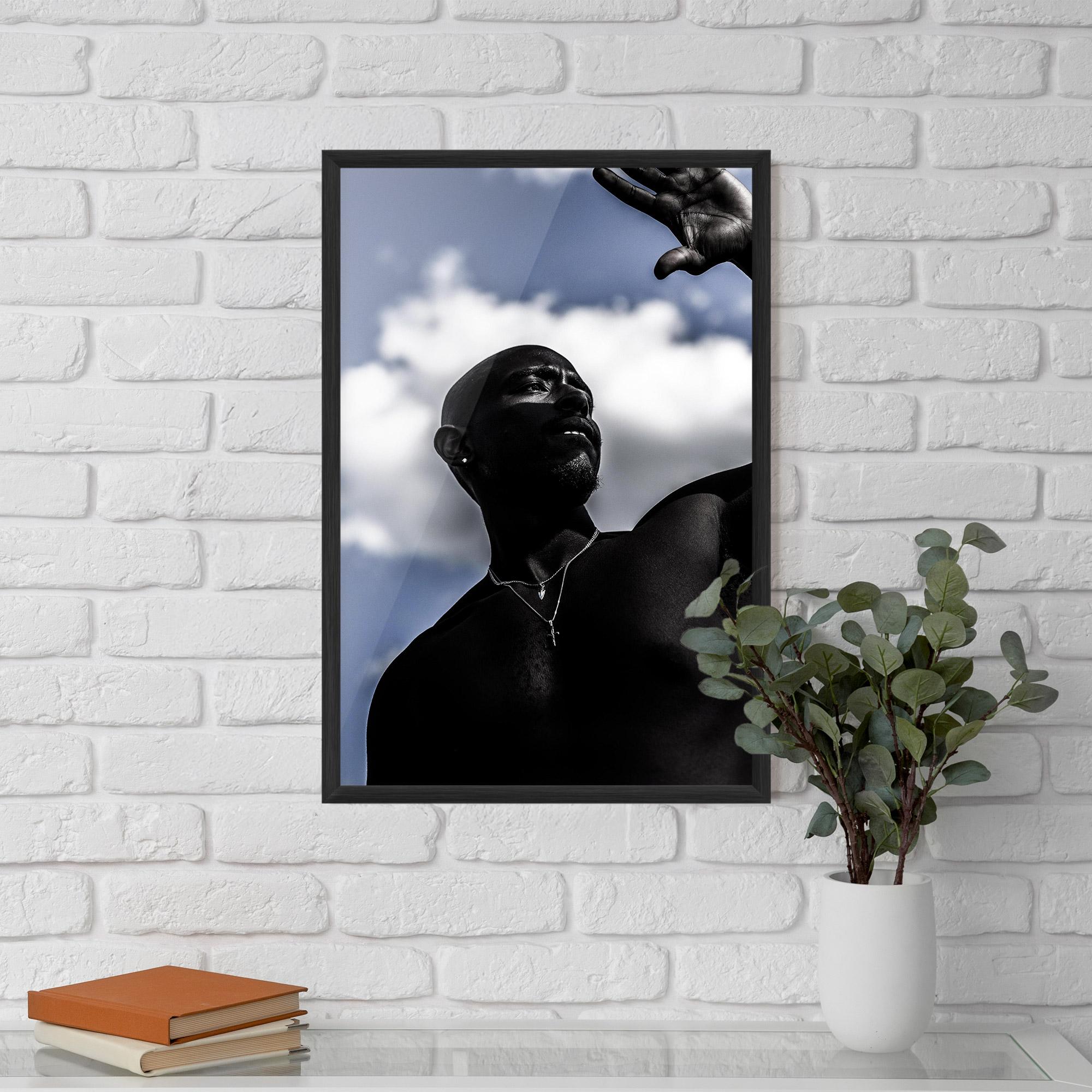 Gerahmte Poster African Blue Sky mockup 5