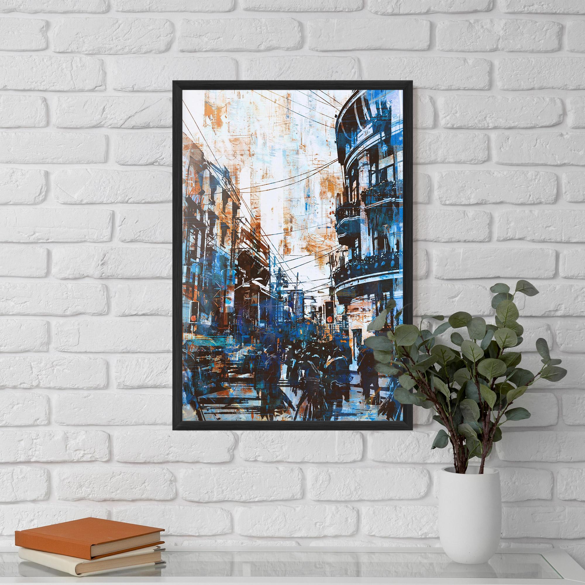 Gerahmte Poster Urban Street Grunge mockup 5