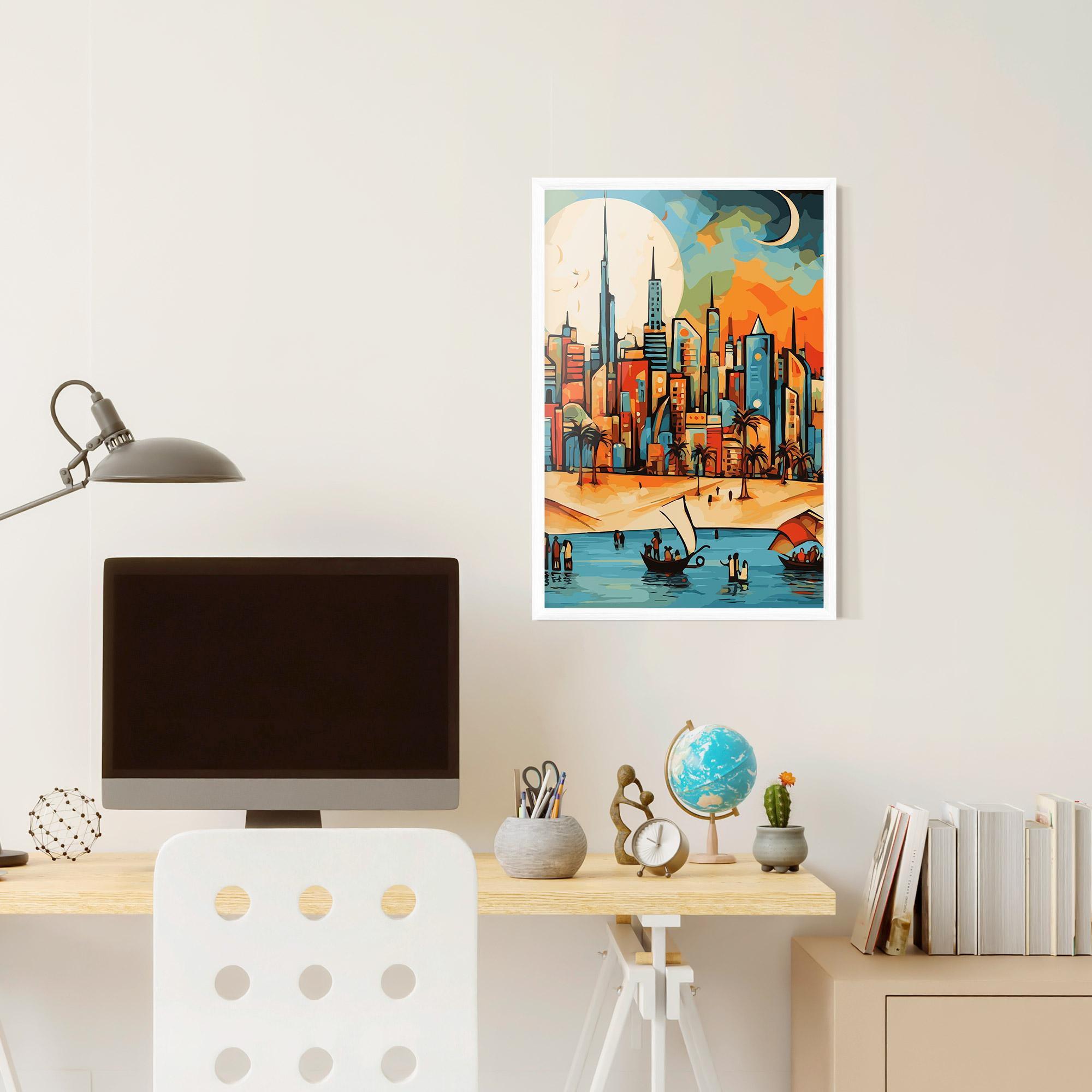 Gerahmte Poster African Moon mockup 6