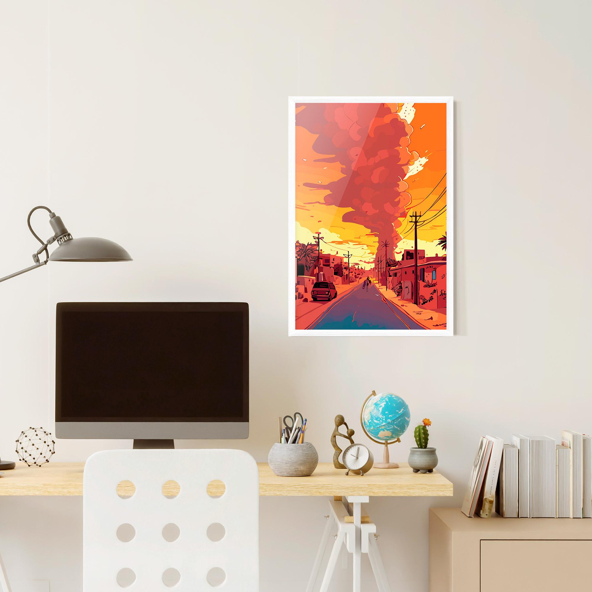 Gerahmte Poster African Smoke mockup 6