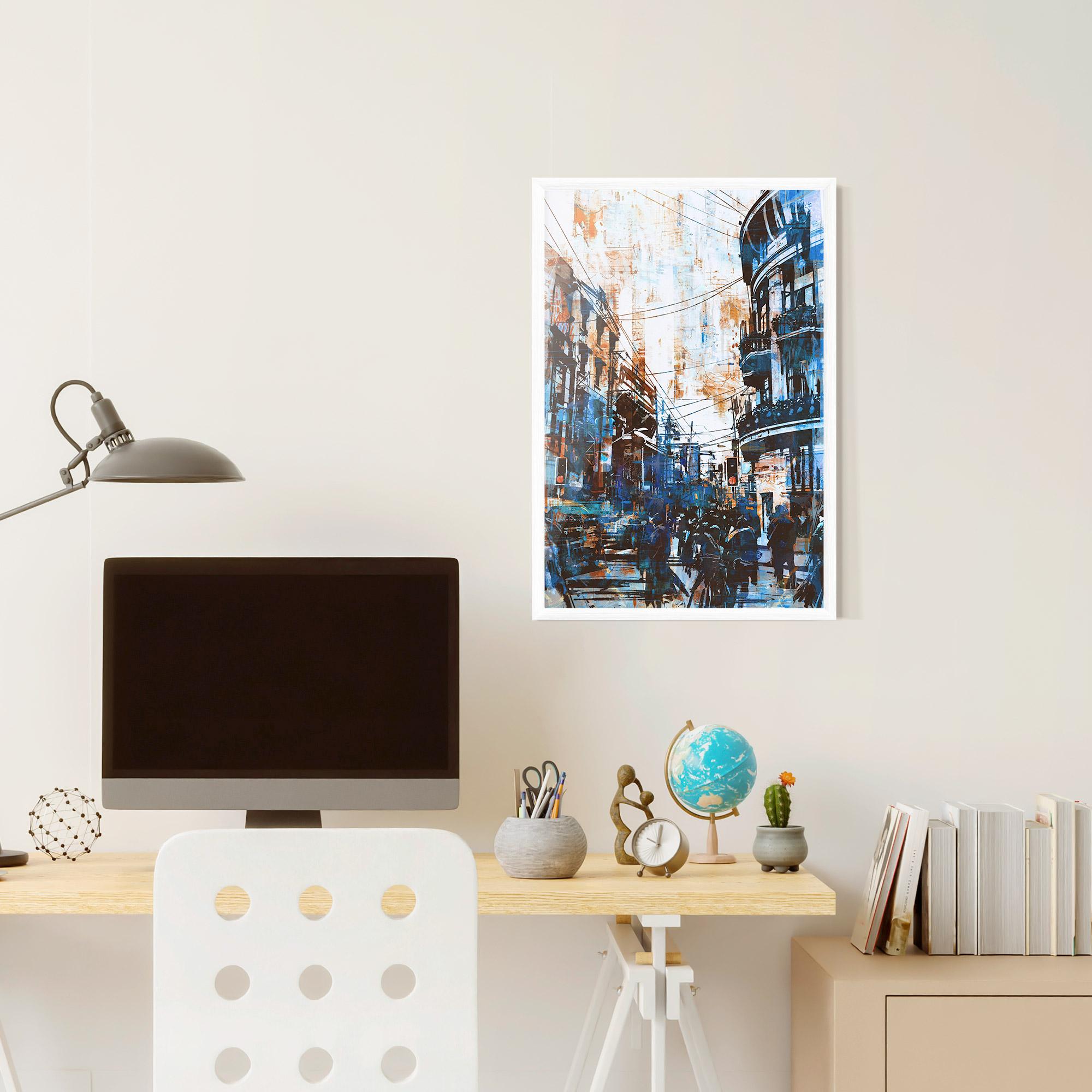 Gerahmte Poster Urban Street Grunge mockup 6