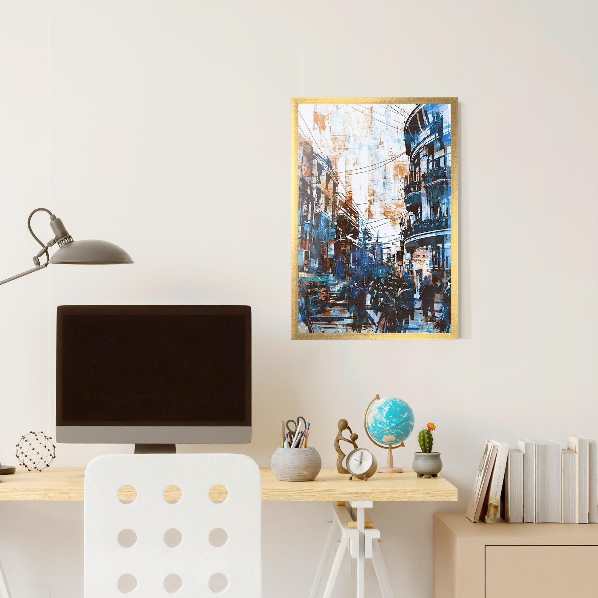 Gerahmte Poster Urban Street Grunge mockup 6