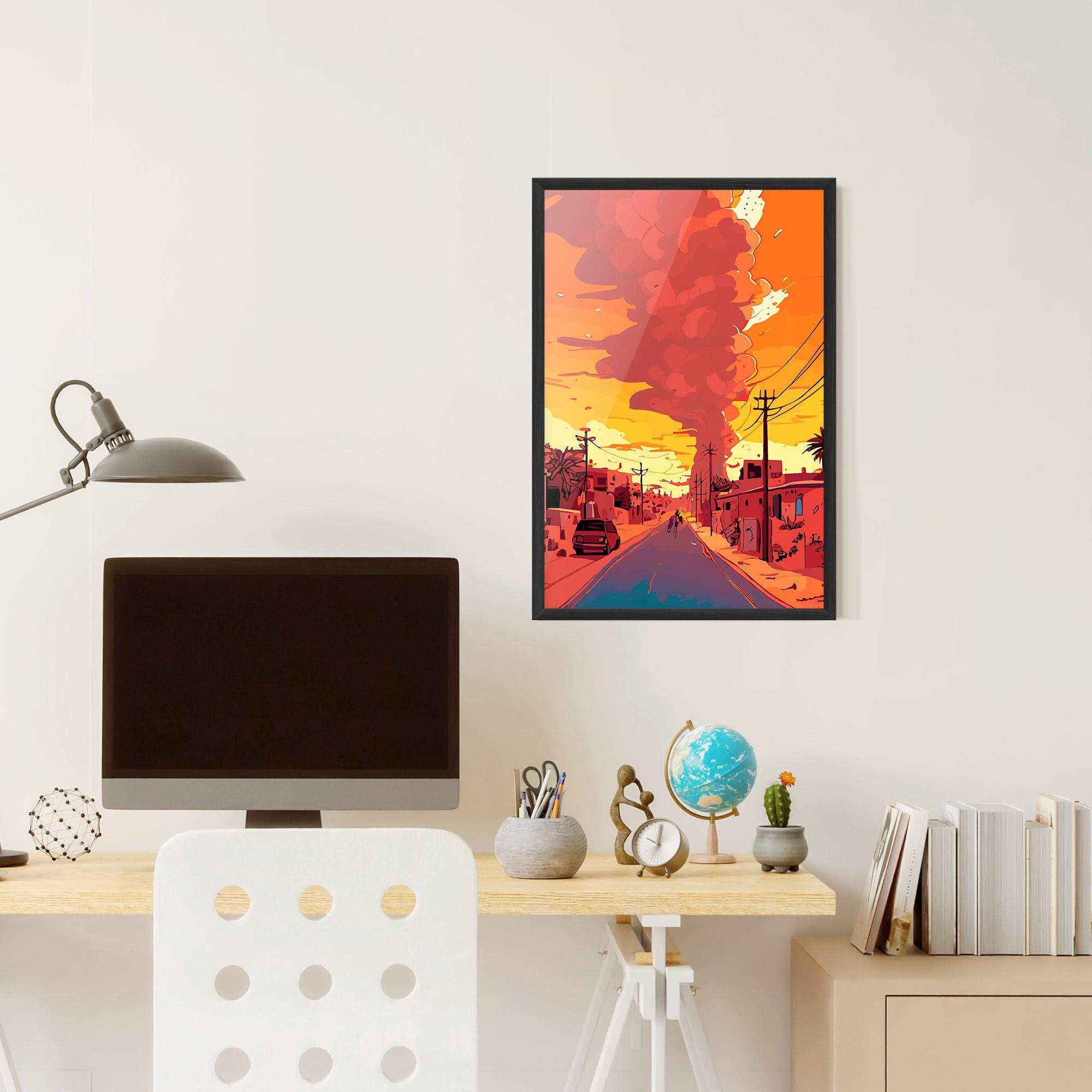 Gerahmte Poster African Smoke mockup 6