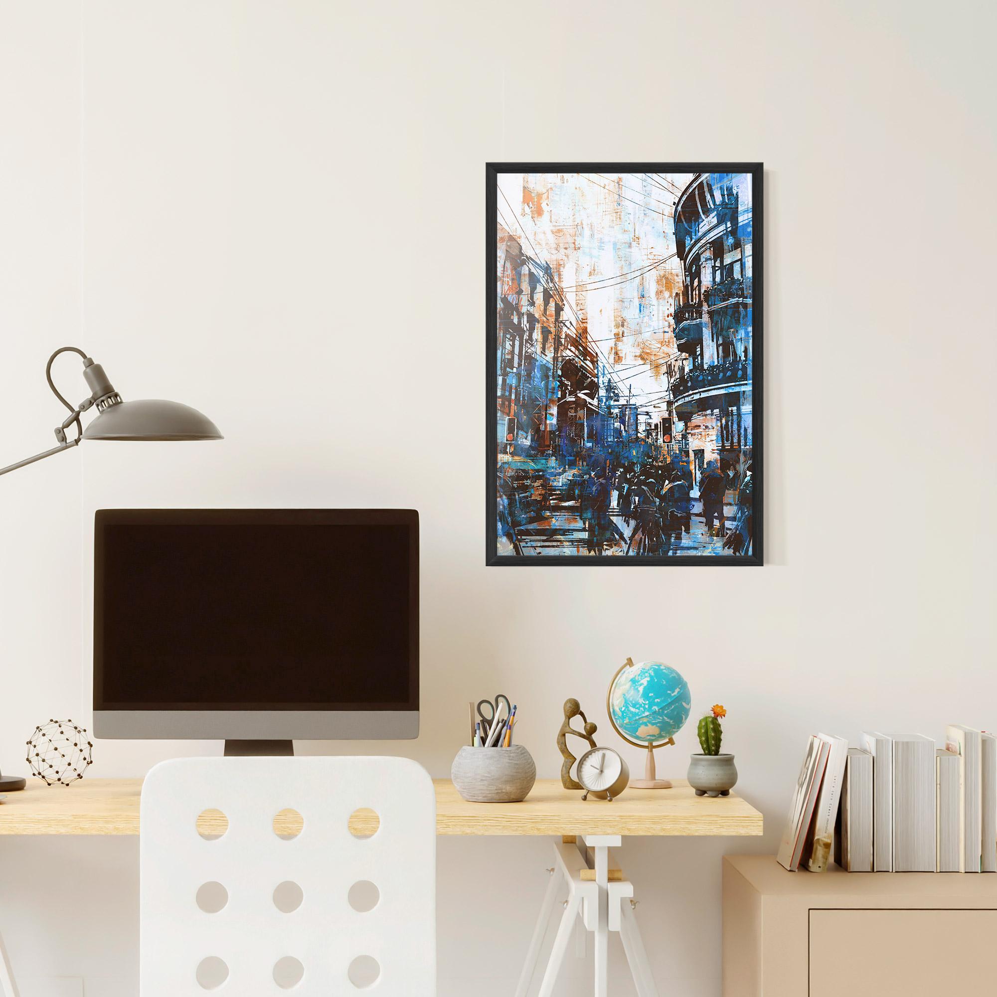 Gerahmte Poster Urban Street Grunge mockup 6