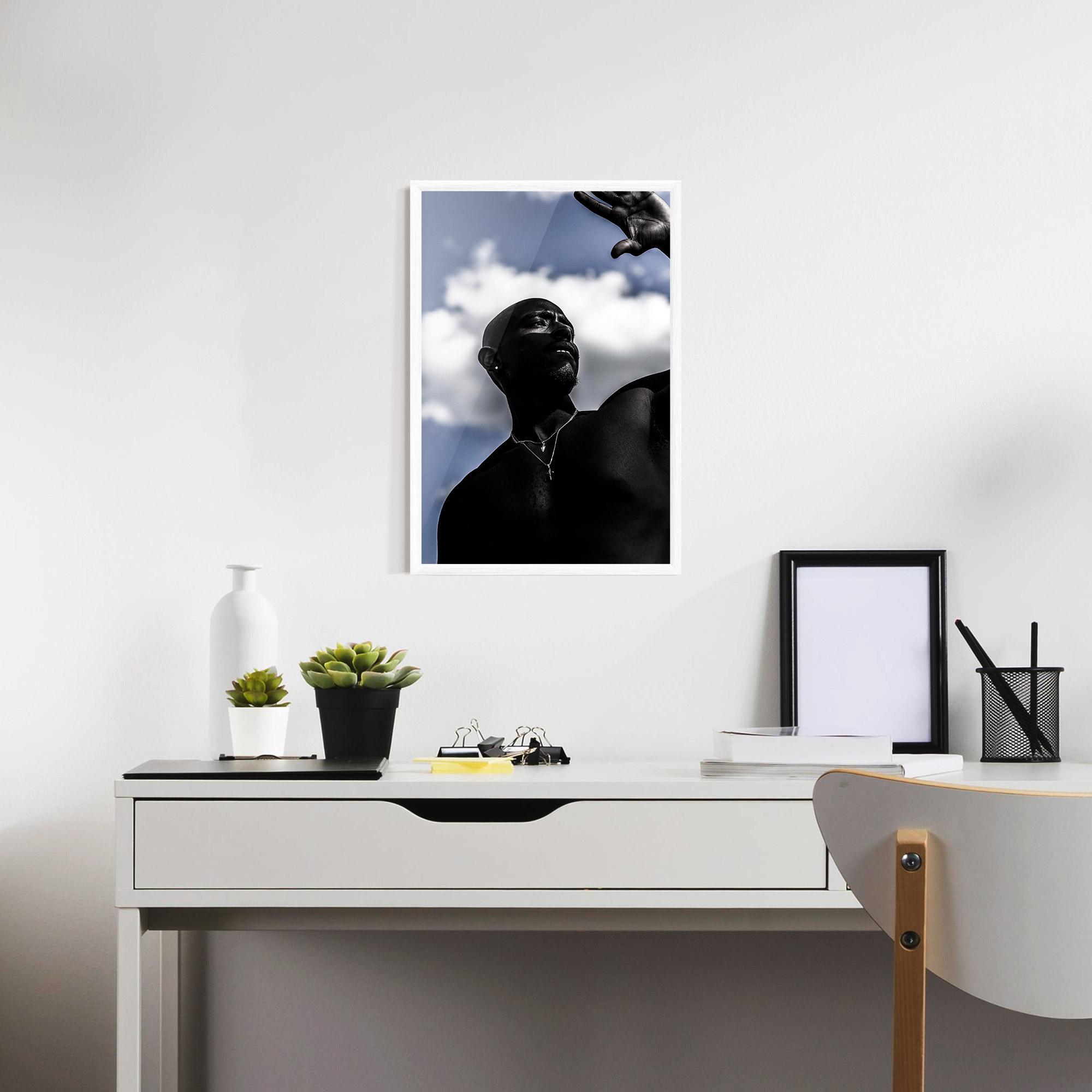 Gerahmte Poster African Blue Sky mockup 7