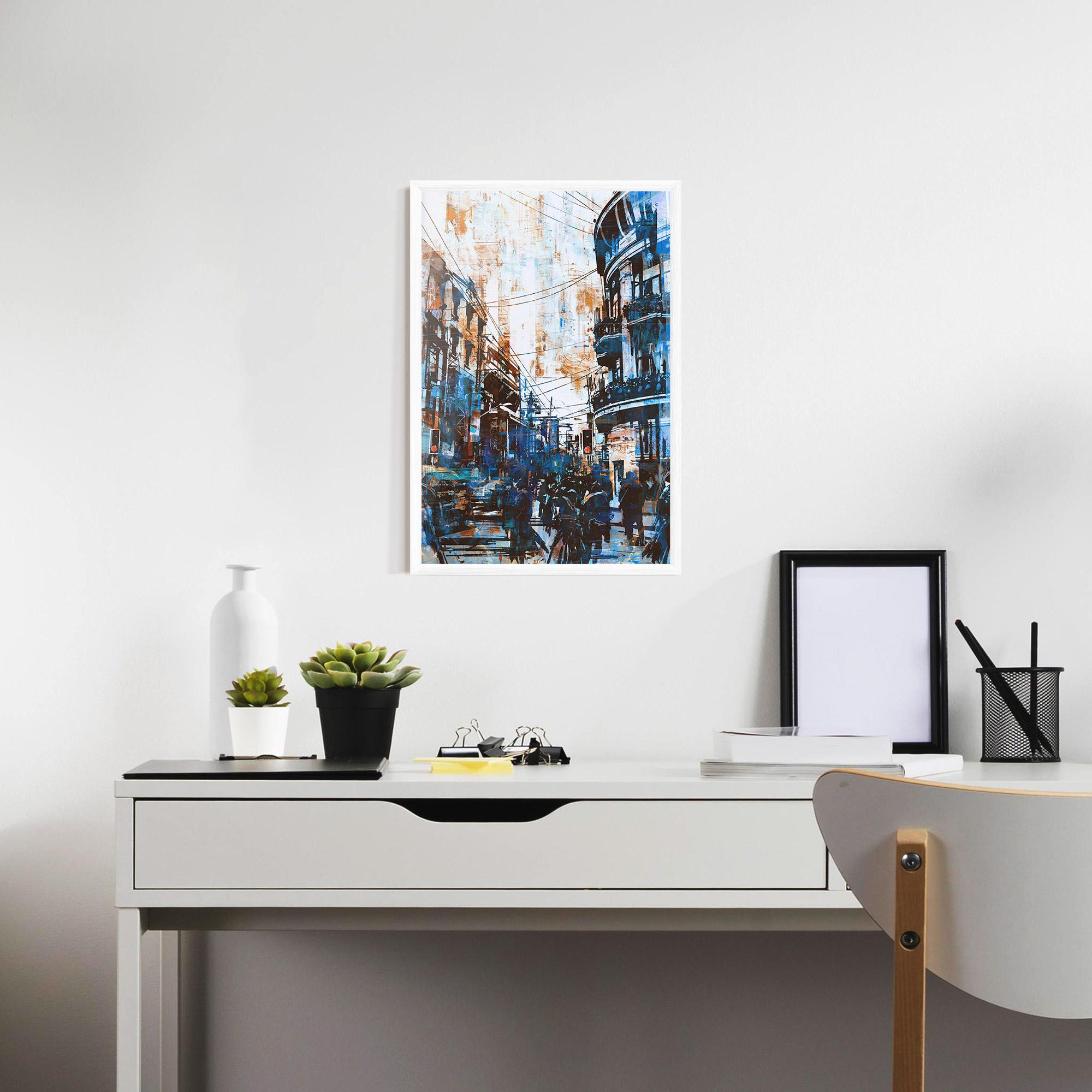 Gerahmte Poster Urban Street Grunge mockup 7