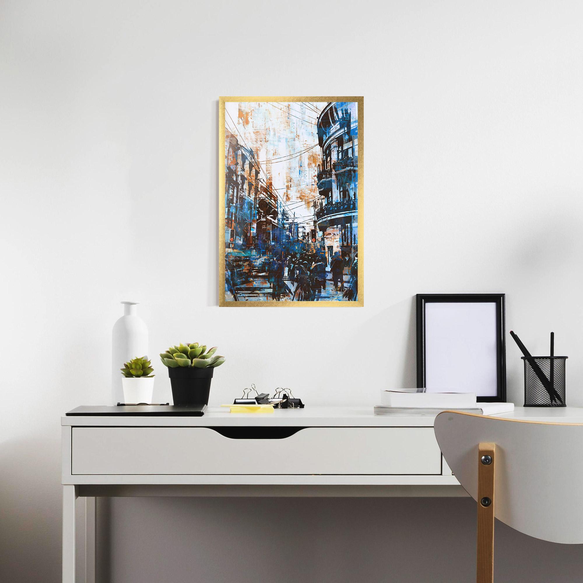 Gerahmte Poster Urban Street Grunge mockup 7