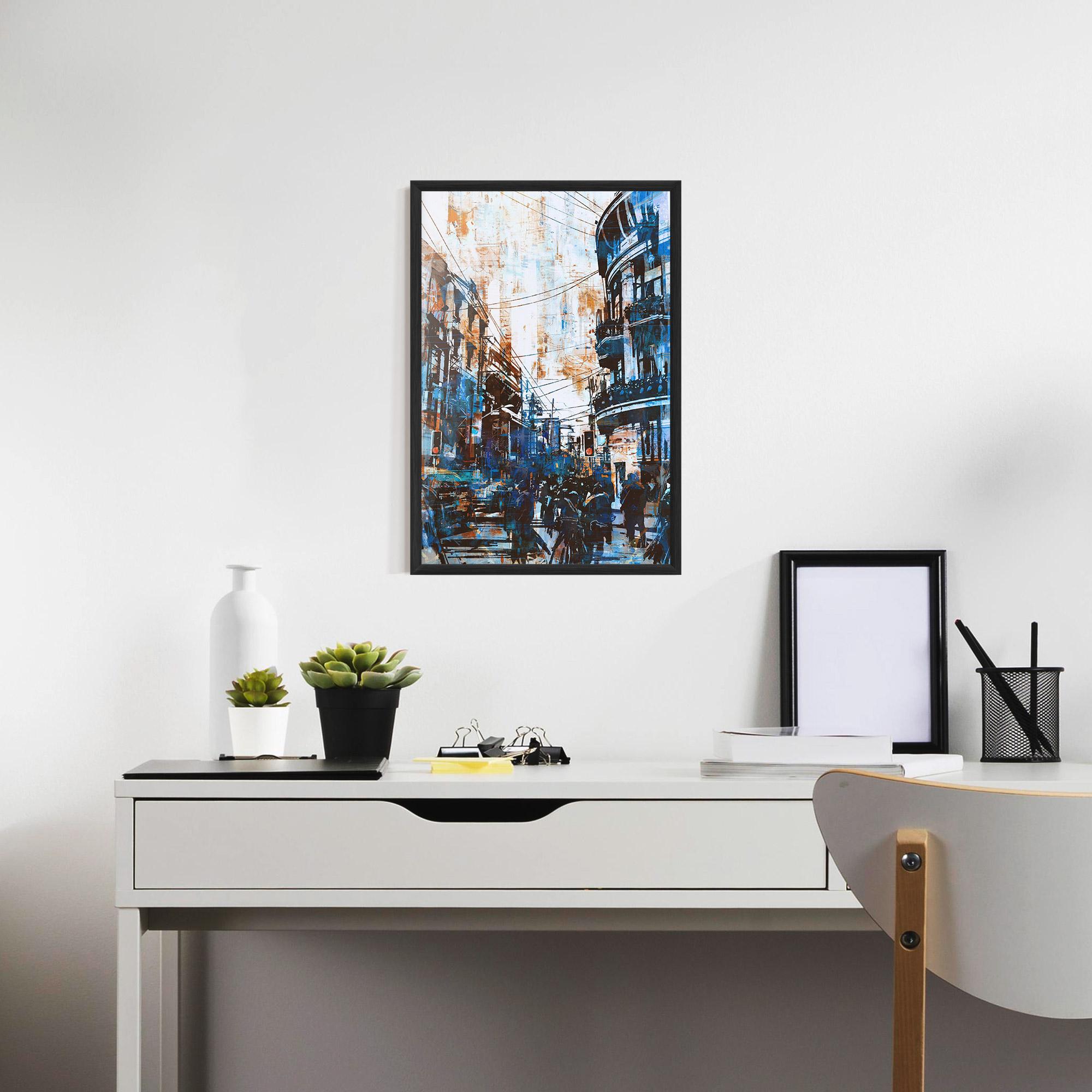 Gerahmte Poster Urban Street Grunge mockup 7