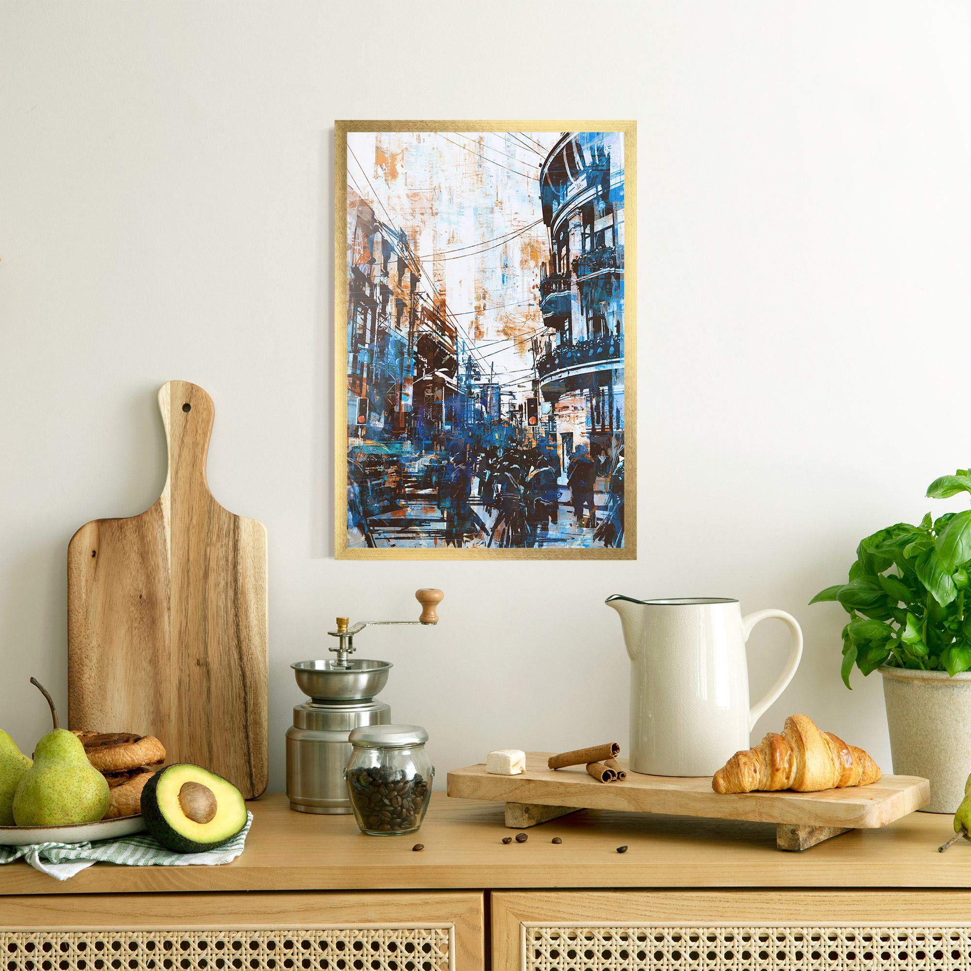 Gerahmte Poster Urban Street Grunge mockup 8