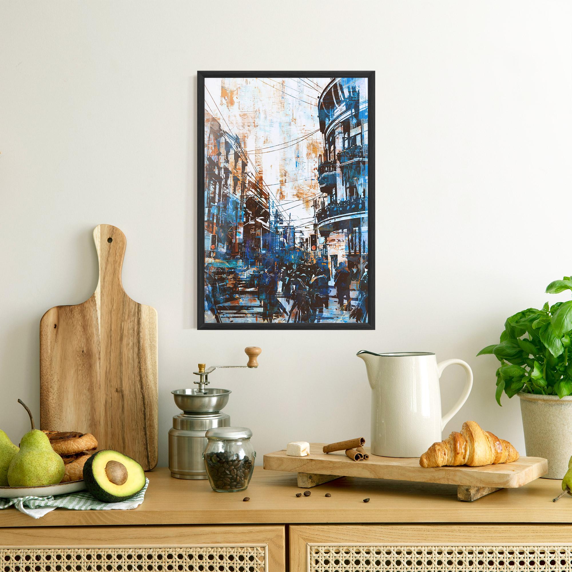 Gerahmte Poster Urban Street Grunge mockup 8