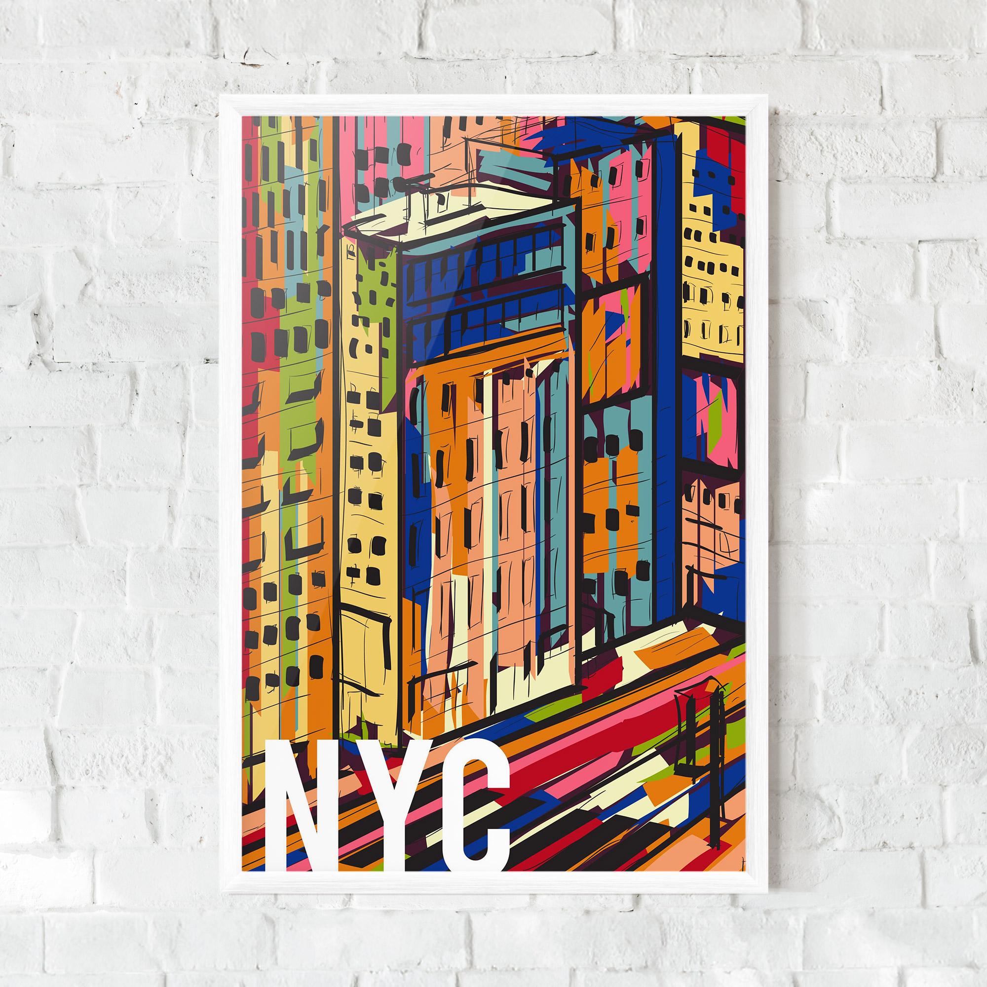 Gerahmte Poster New York City Art mockup 0