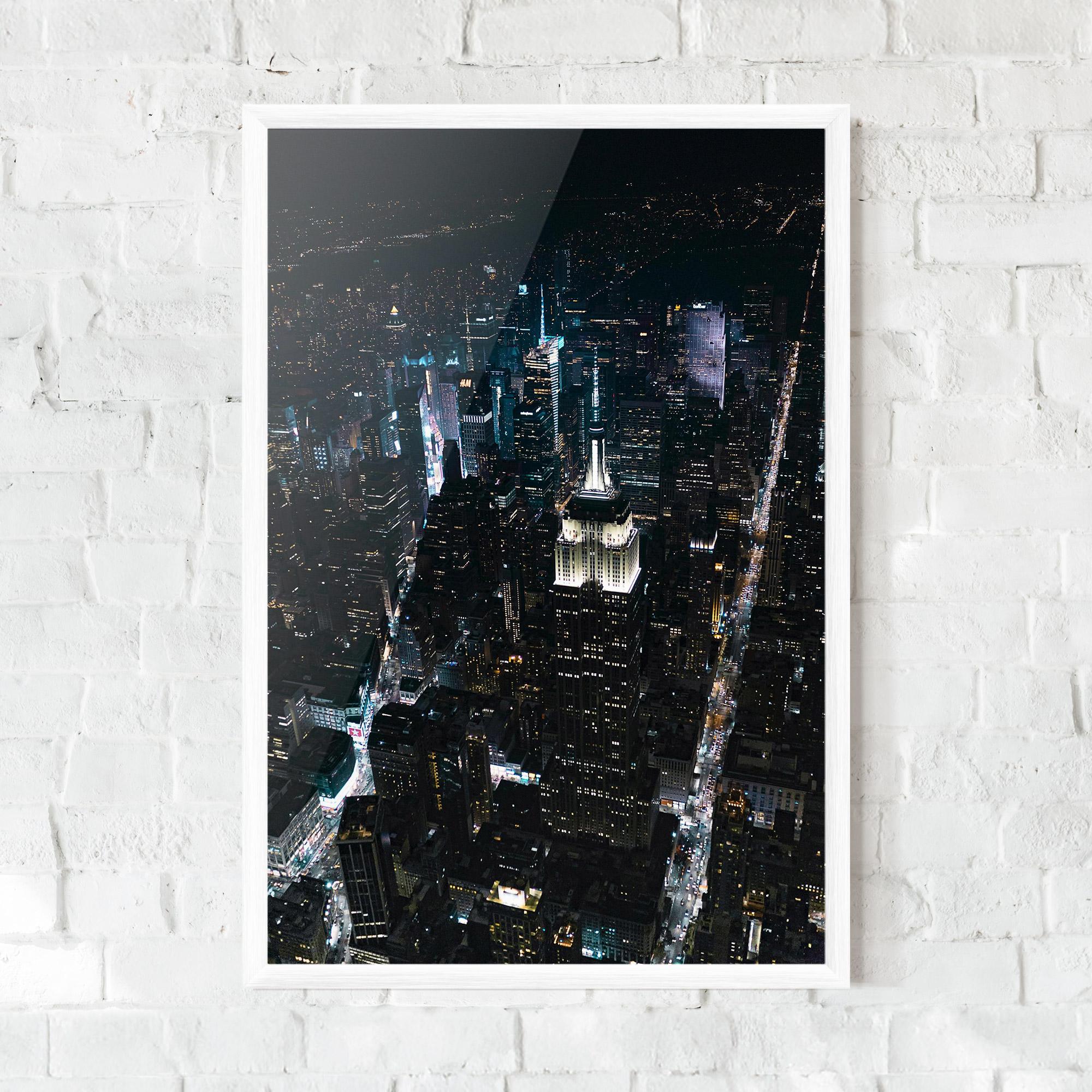 Gerahmte Poster Night Landscape mockup 0