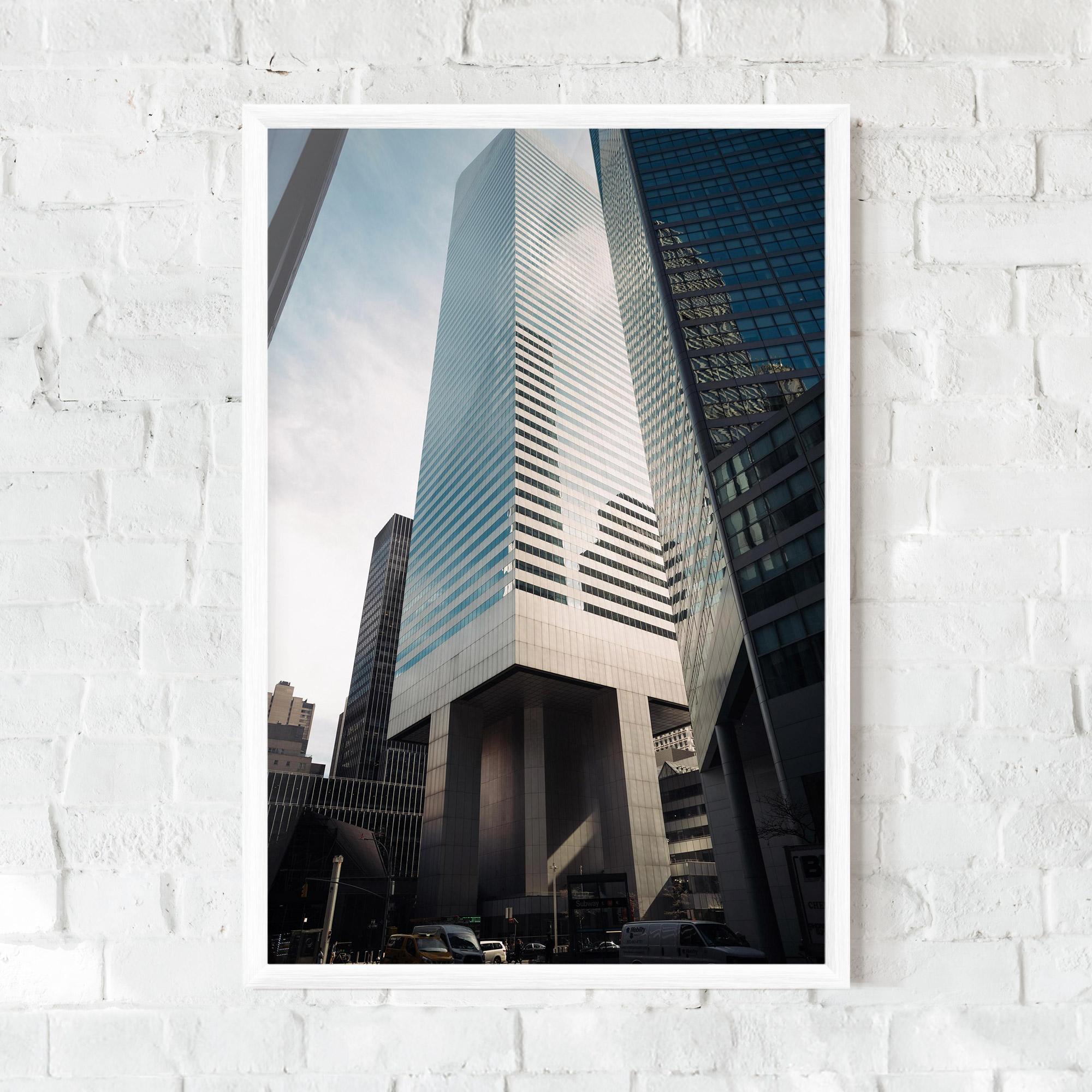 Gerahmte Poster Skyline Building mockup 0