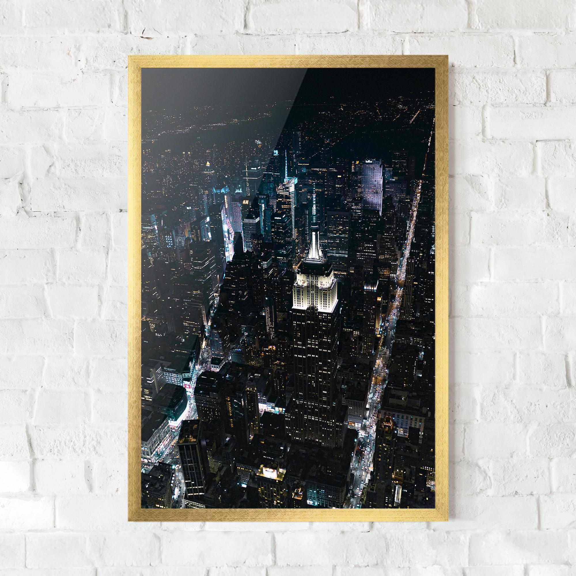 Gerahmte Poster Night Landscape mockup 0