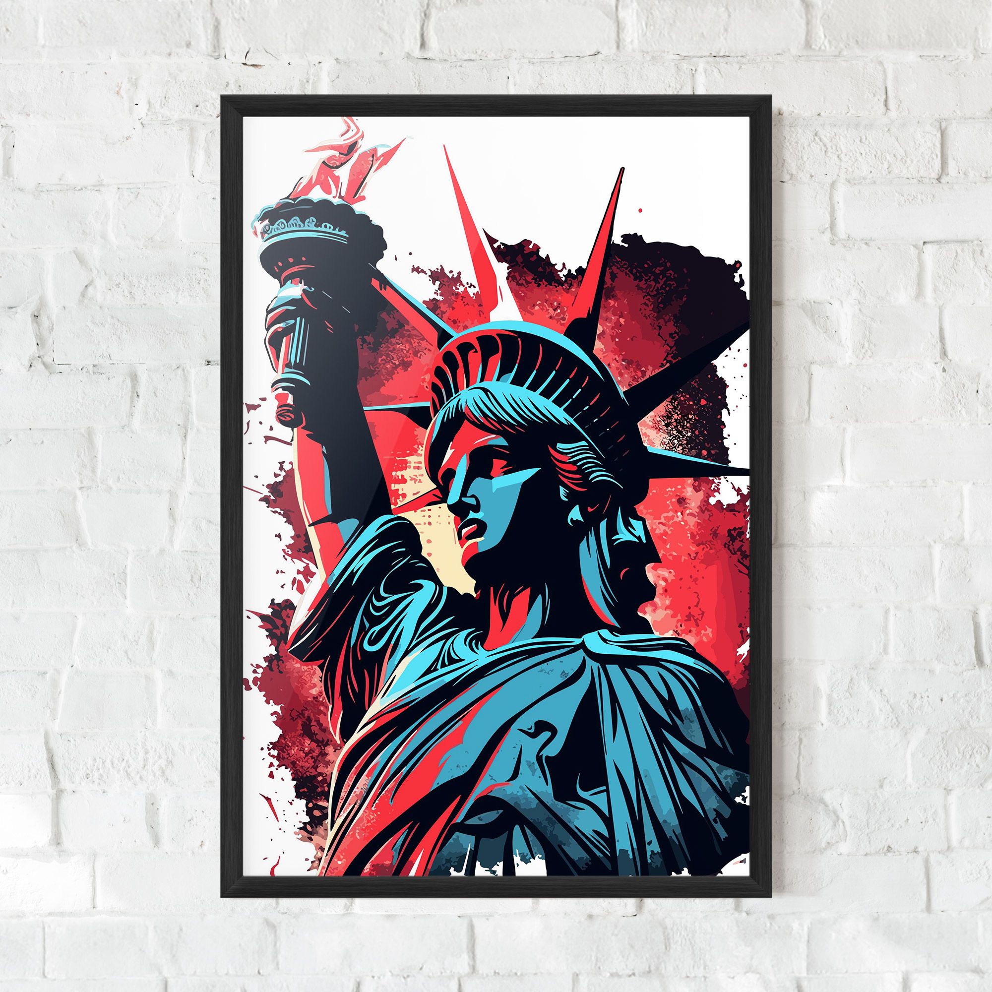 Liberty Statue Art mockup 0