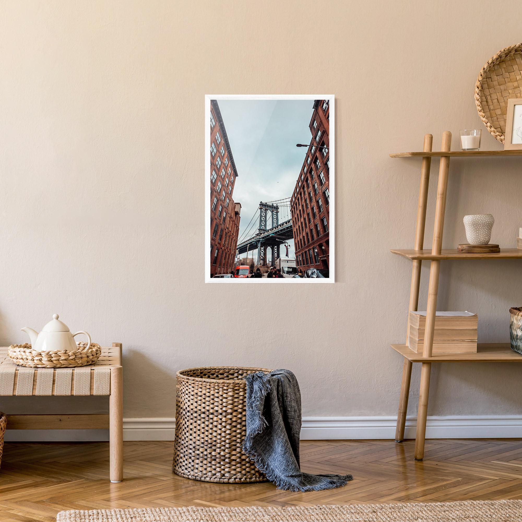 Gerahmte Poster Bridge Building View mockup 9