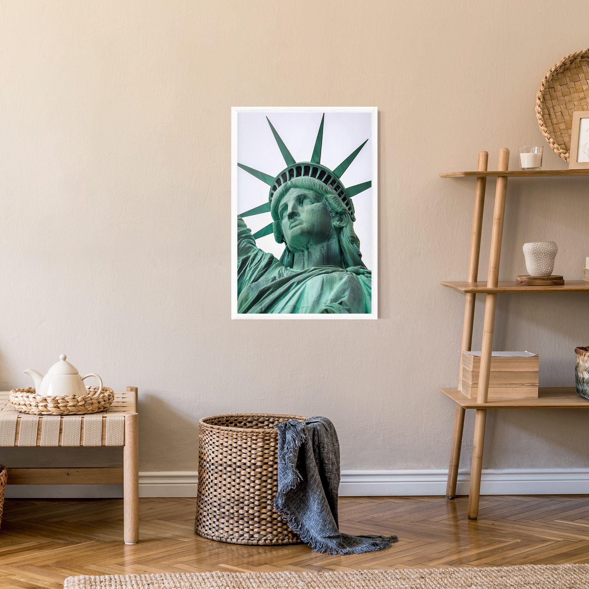 Statue Of Liberty Head mockup 9