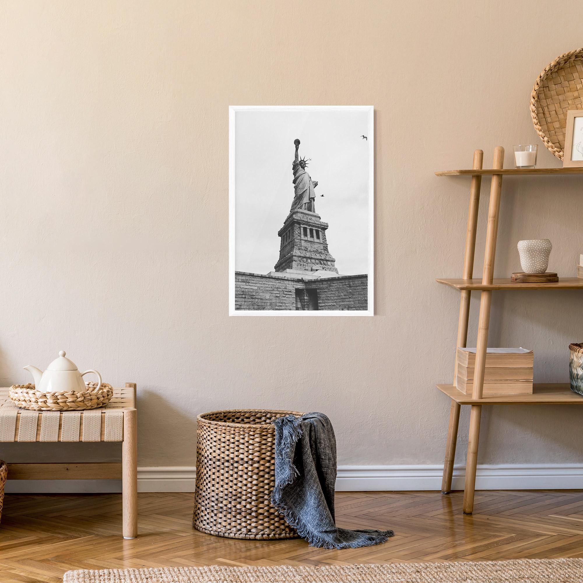 Gerahmte Poster The Statue Of Liberty mockup 9