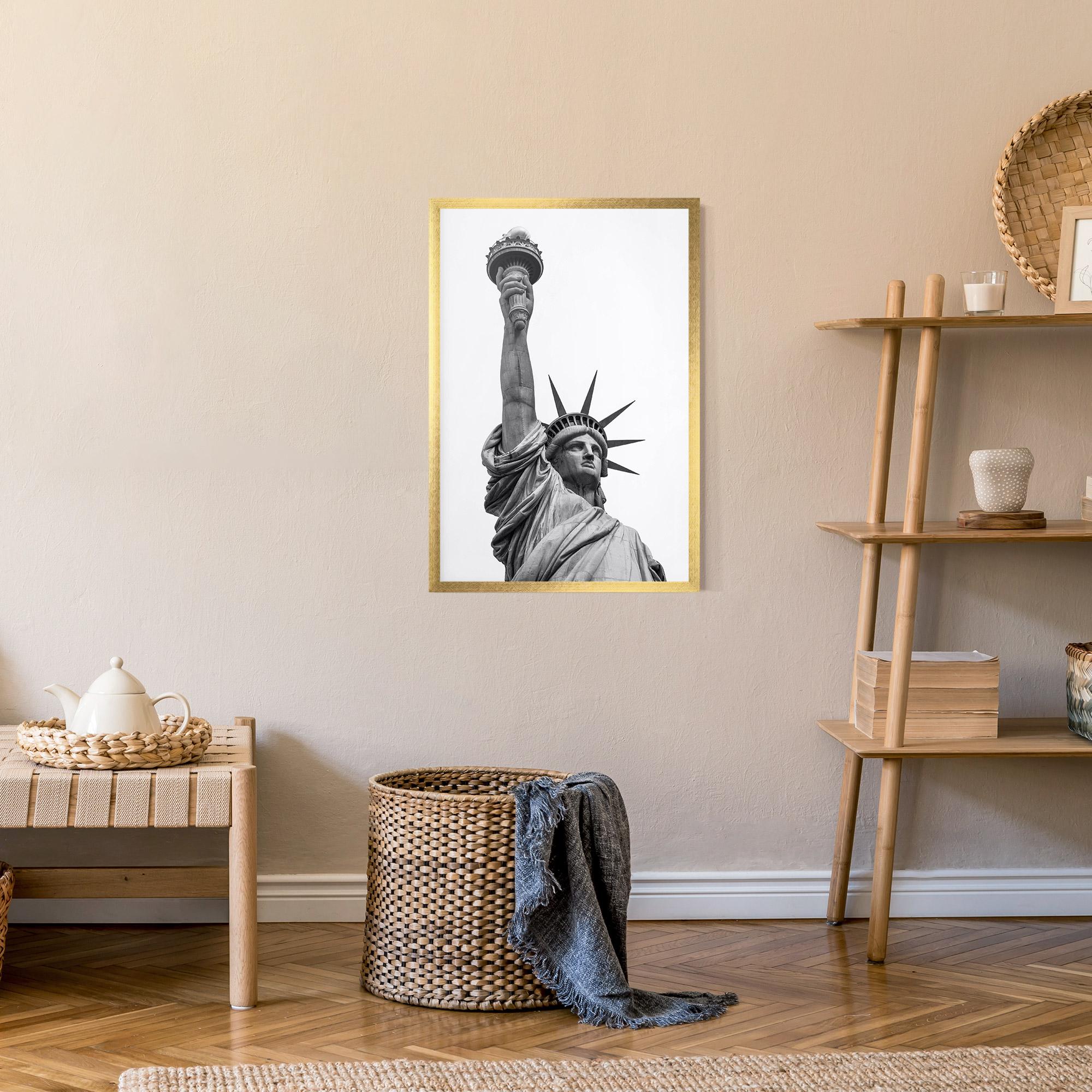 Gerahmte Poster Liberty Statue mockup 9