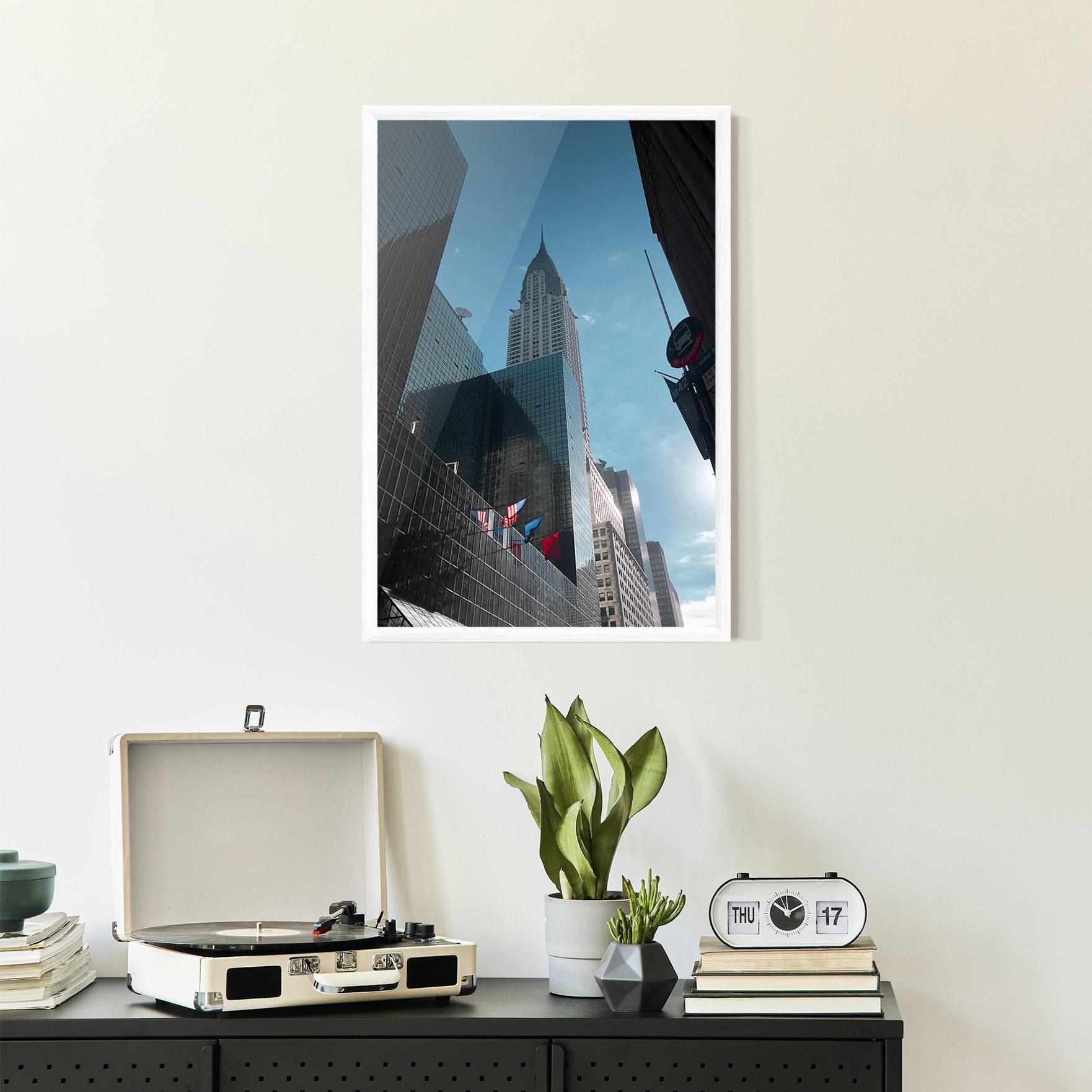 Gerahmte Poster Big Glass Tower mockup 2