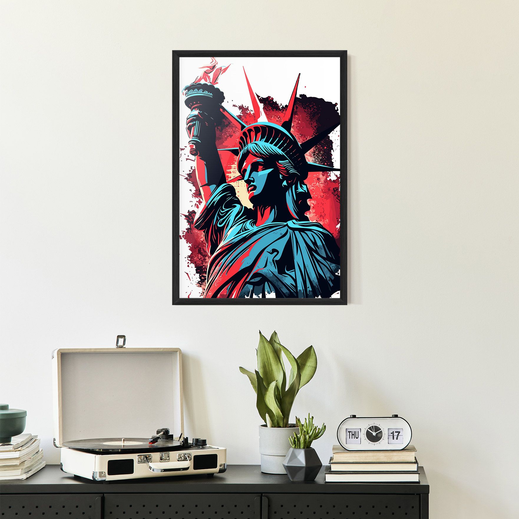 Liberty Statue Art mockup 2