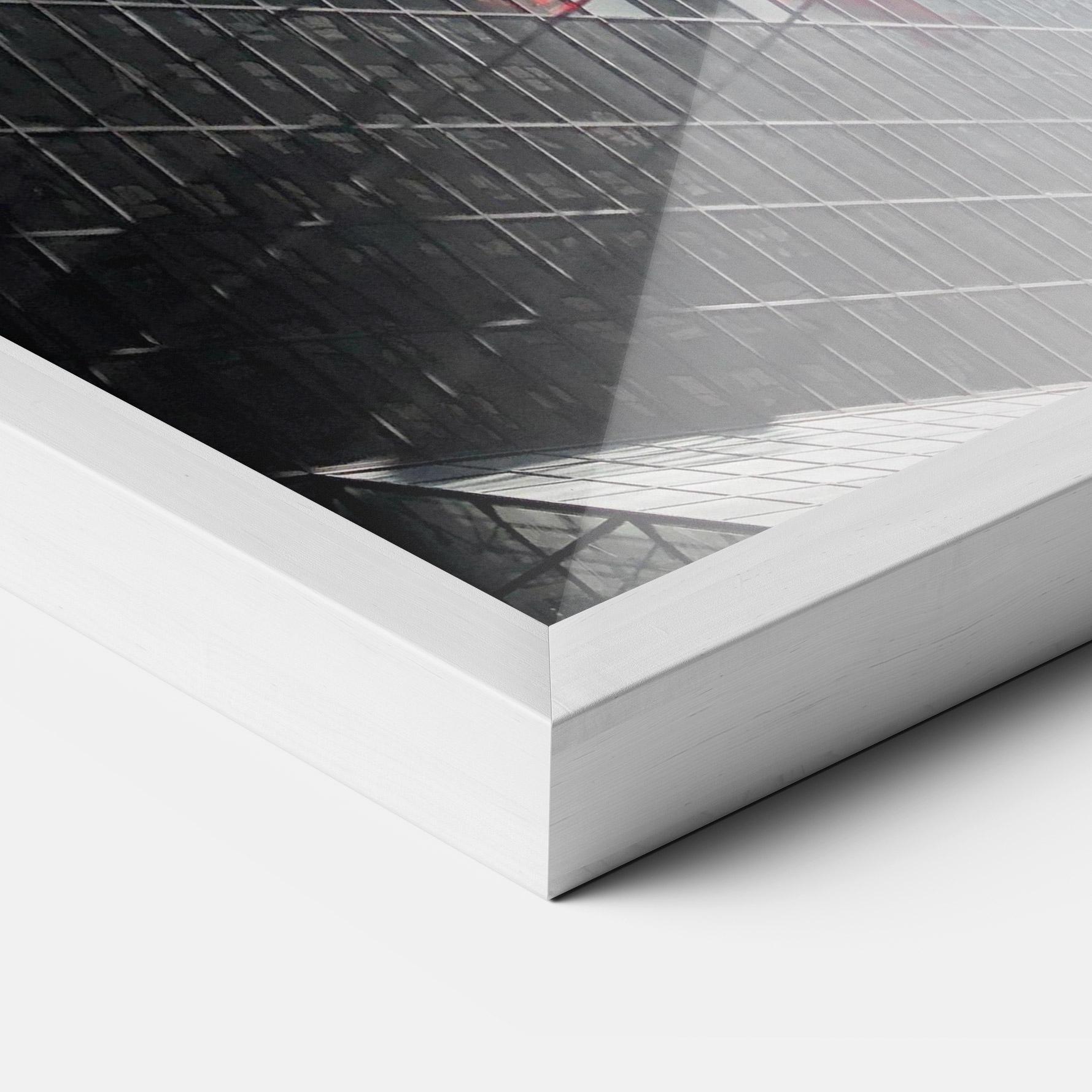 Gerahmte Poster Big Glass Tower mockup 3