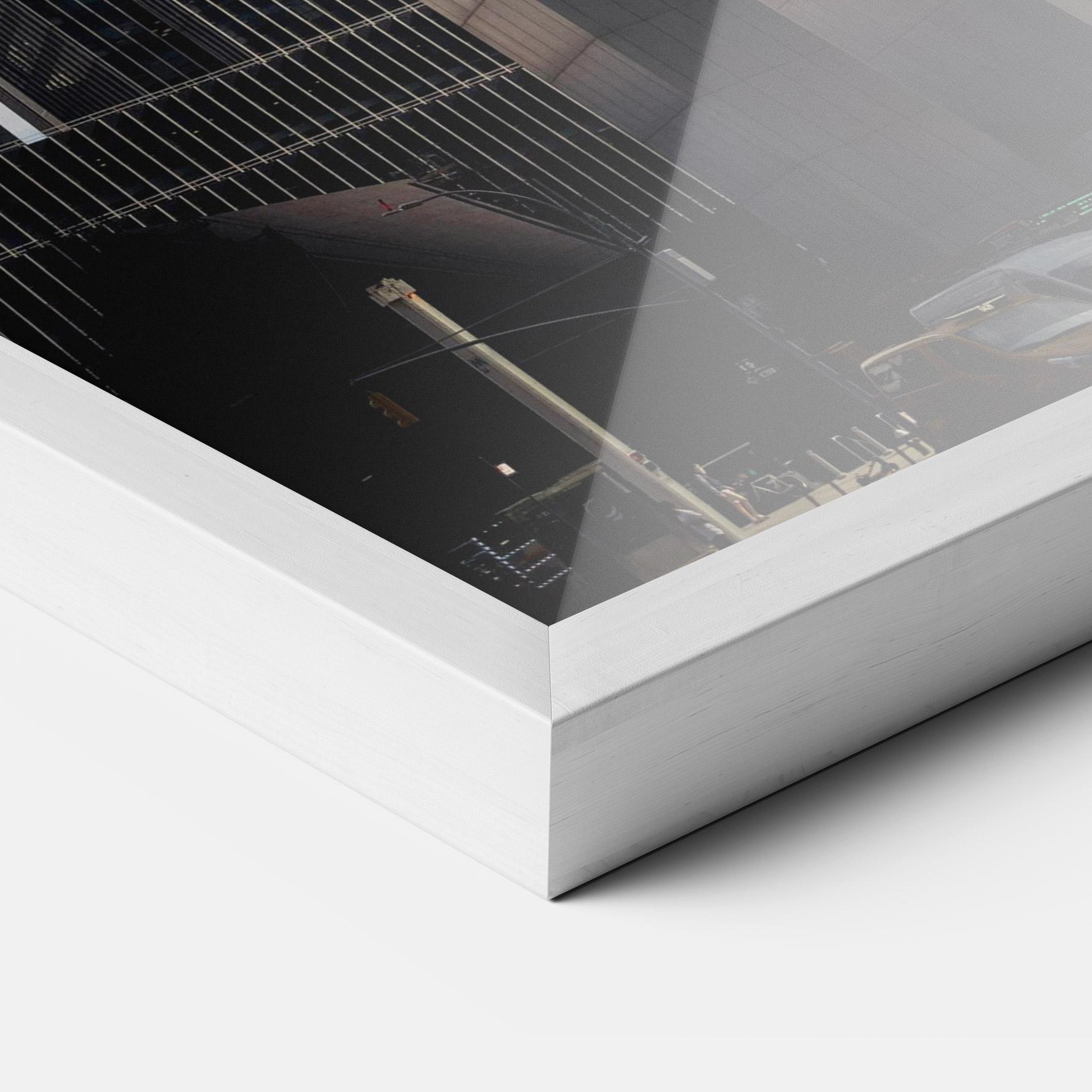 Gerahmte Poster Skyline Building mockup 3